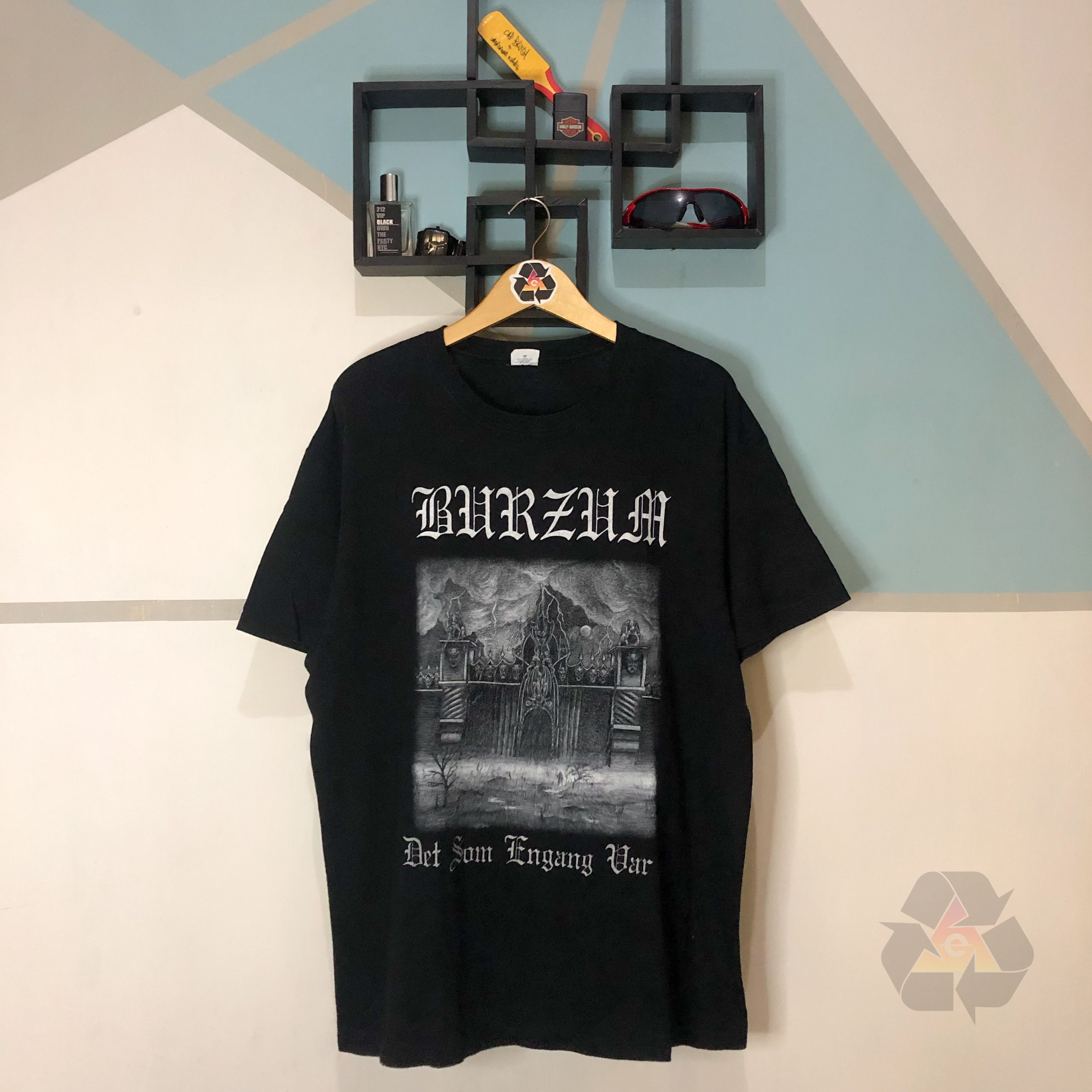 Band Tees Vintage Burzum Album Det Som Engang Var T-Shirt Size US XL / EU 56 / 4 - 2 Thumbnail