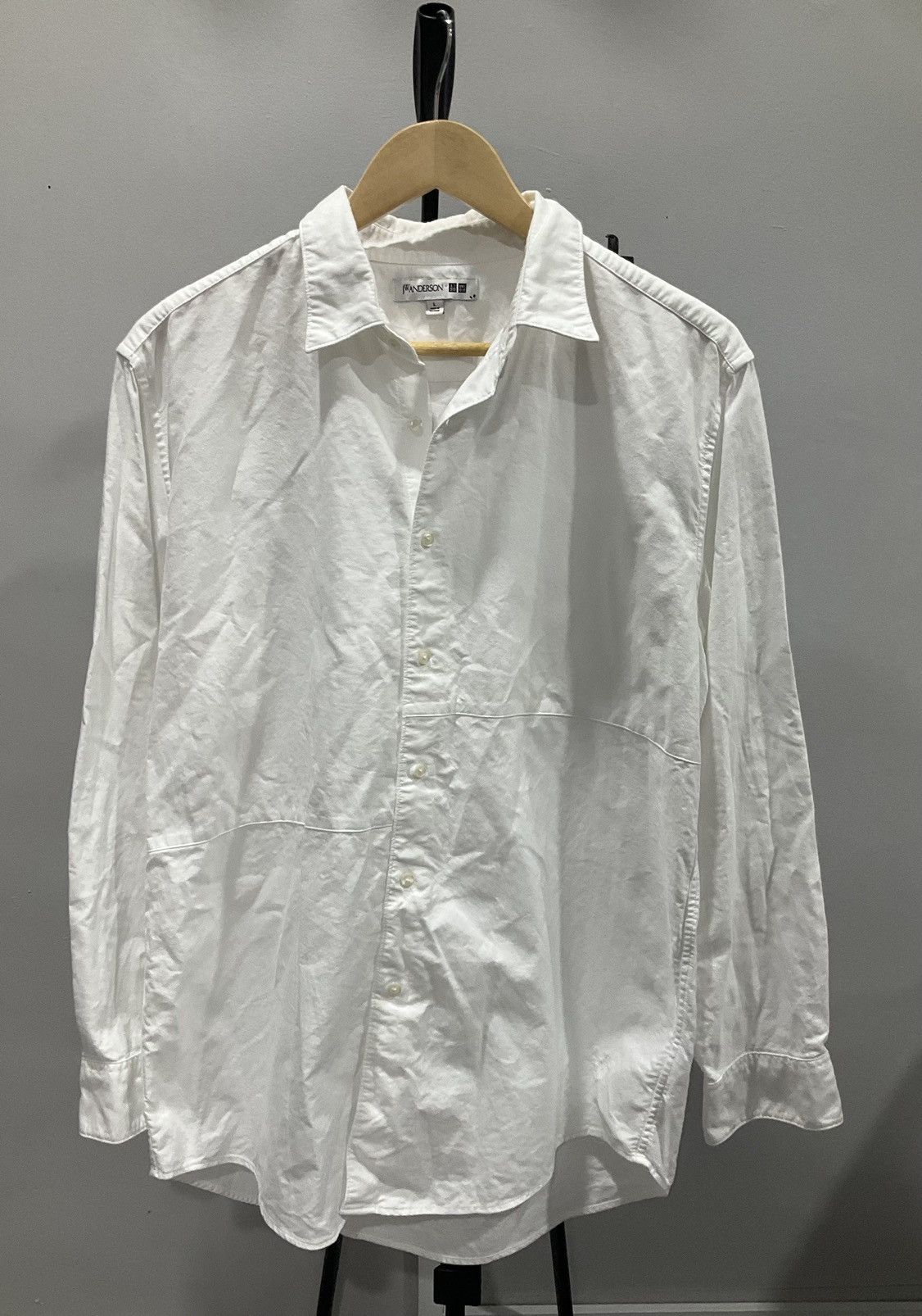 JW Anderson × Uniqlo J.W Anderson X Uniqlo White Button Long Sleeve Size US L / EU 52-54 / 3 - 2 Thumbnail