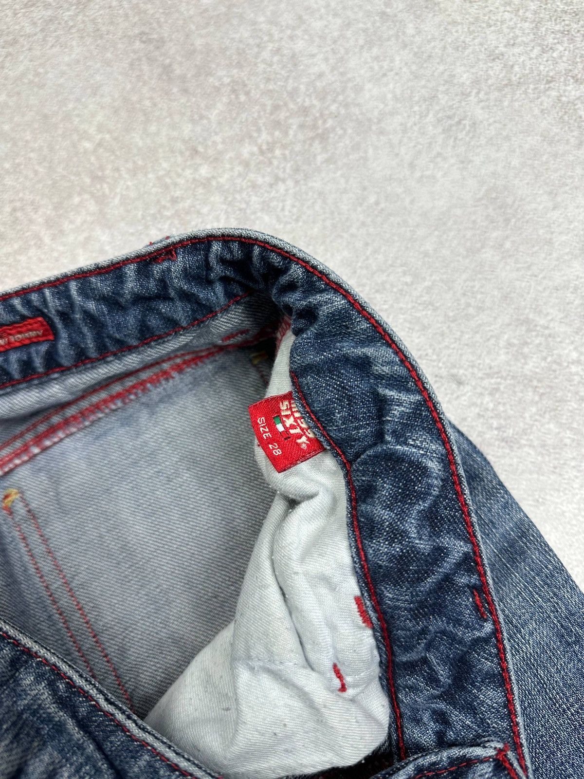 Japanese Brand Vintage Miss Sixty Extra Low Tommy Flared Womans Jeans 28 Size 28" / US 6 / IT 42 - 8 Thumbnail