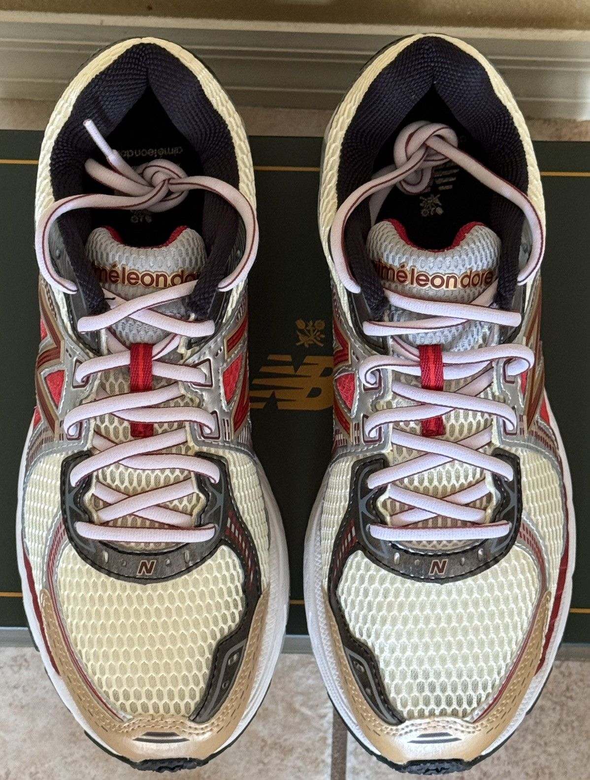 Aime Leon Dore × New Balance New Balance 860v2 Aime Leon Dore Red ALD 8.5 Box and Laces Size US 8.5 / EU 41-42 - 7 Thumbnail