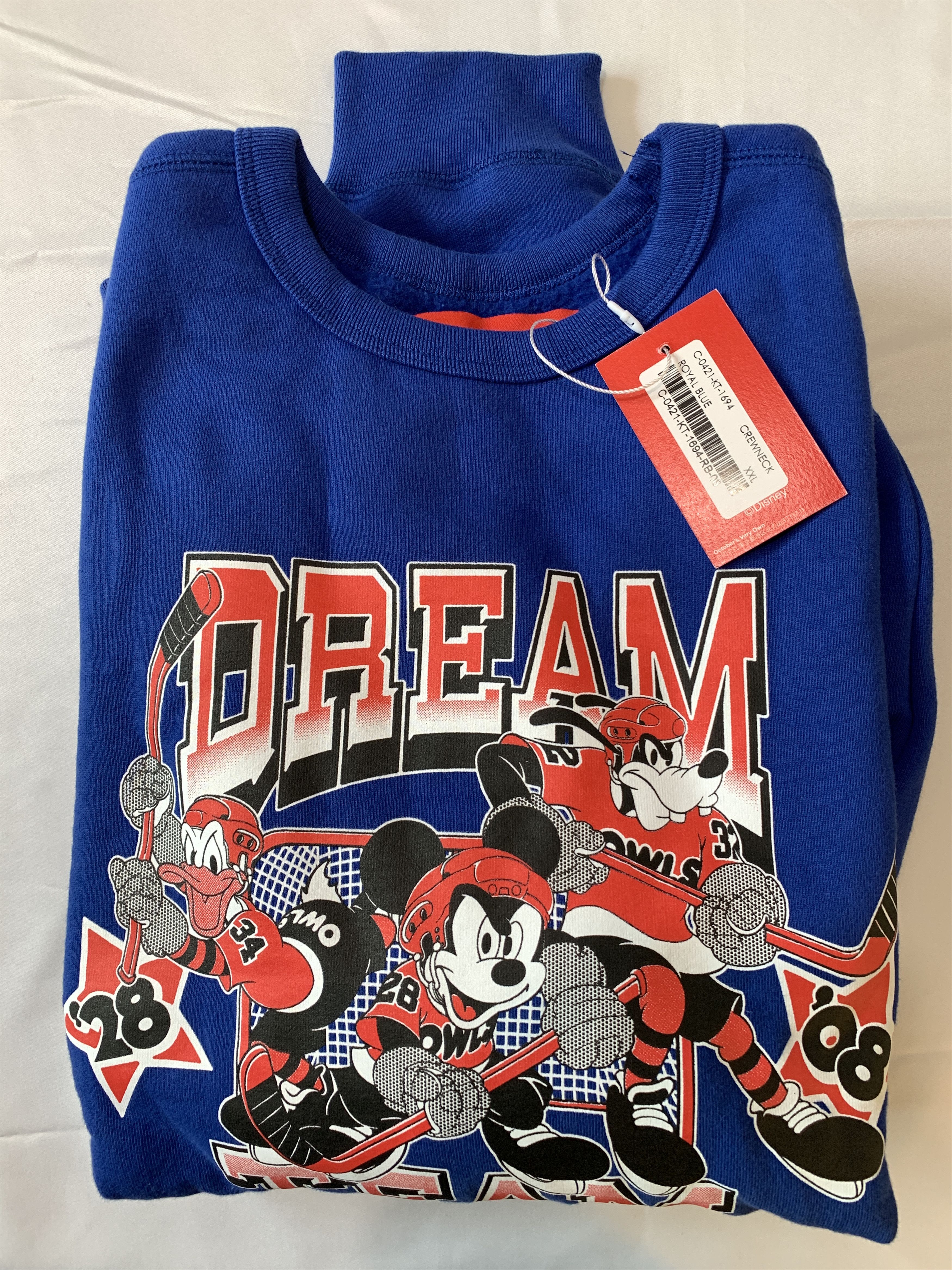 Disney OVO x Disney Dream Team Mickey Goofy & Donald Duck Crewneck Size US XXL / EU 58 / 5 - 3 Thumbnail