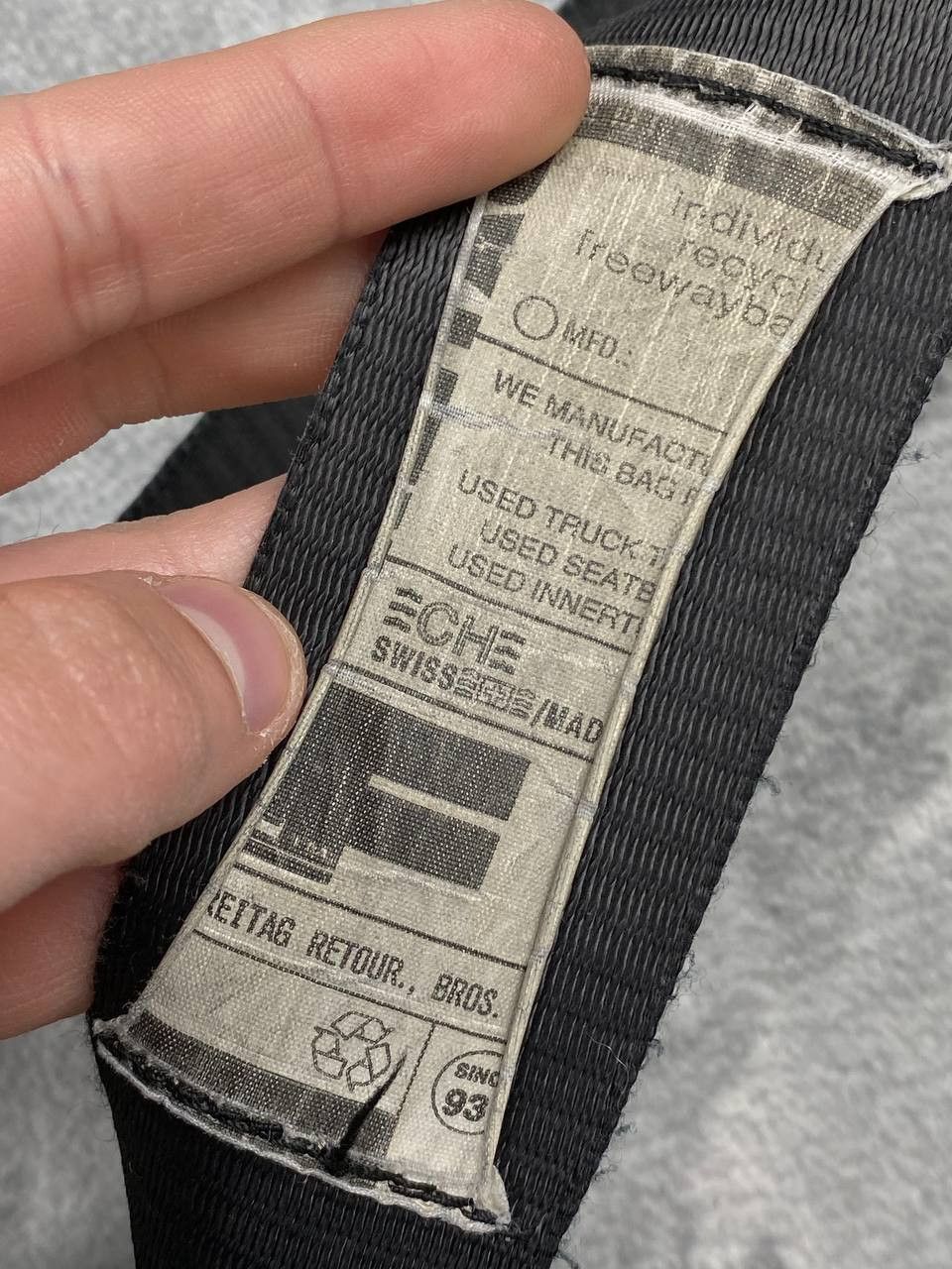 Freitag Freitag F14 Dexter Shoulder Bag Men Gray Size ONE SIZE - 16 Thumbnail