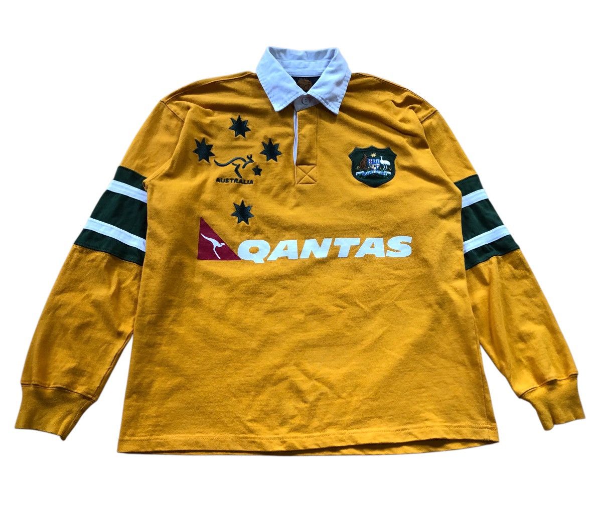 Other Vintage Polo rugby Qantas Australia Size US S / EU 44-46 / 1 - 1 Thumbnail