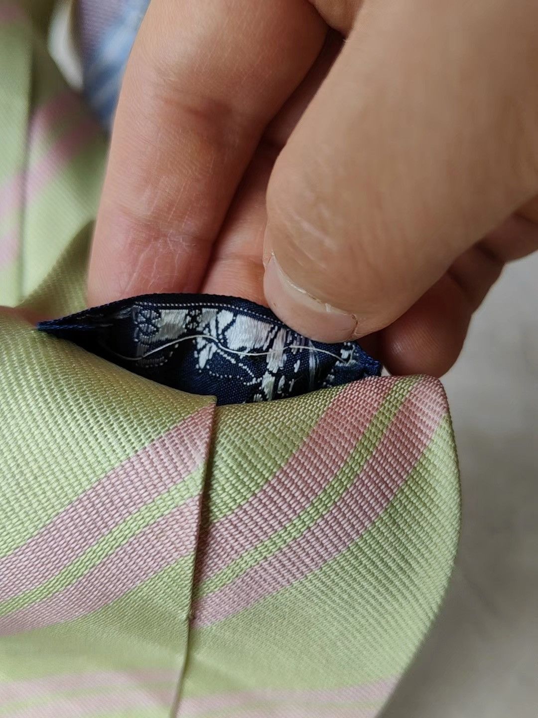 Hermes Hermes Men's Tie K29 Size ONE SIZE - 6 Thumbnail