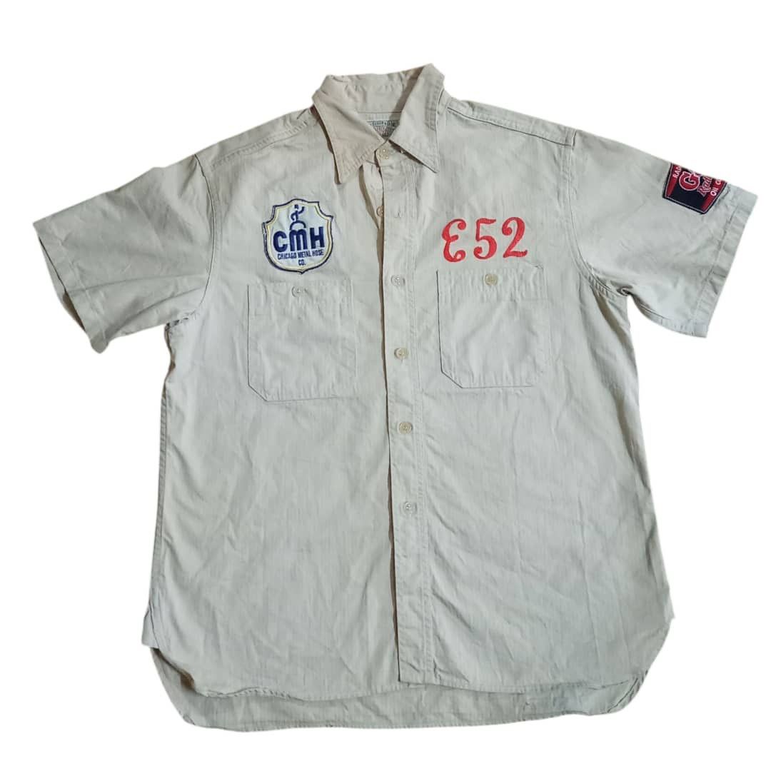 Buzz Rickson's Buzz Rickson Chicago Metal Hose Contractor Workshirt Size US M / EU 48-50 / 2 - 1 Thumbnail