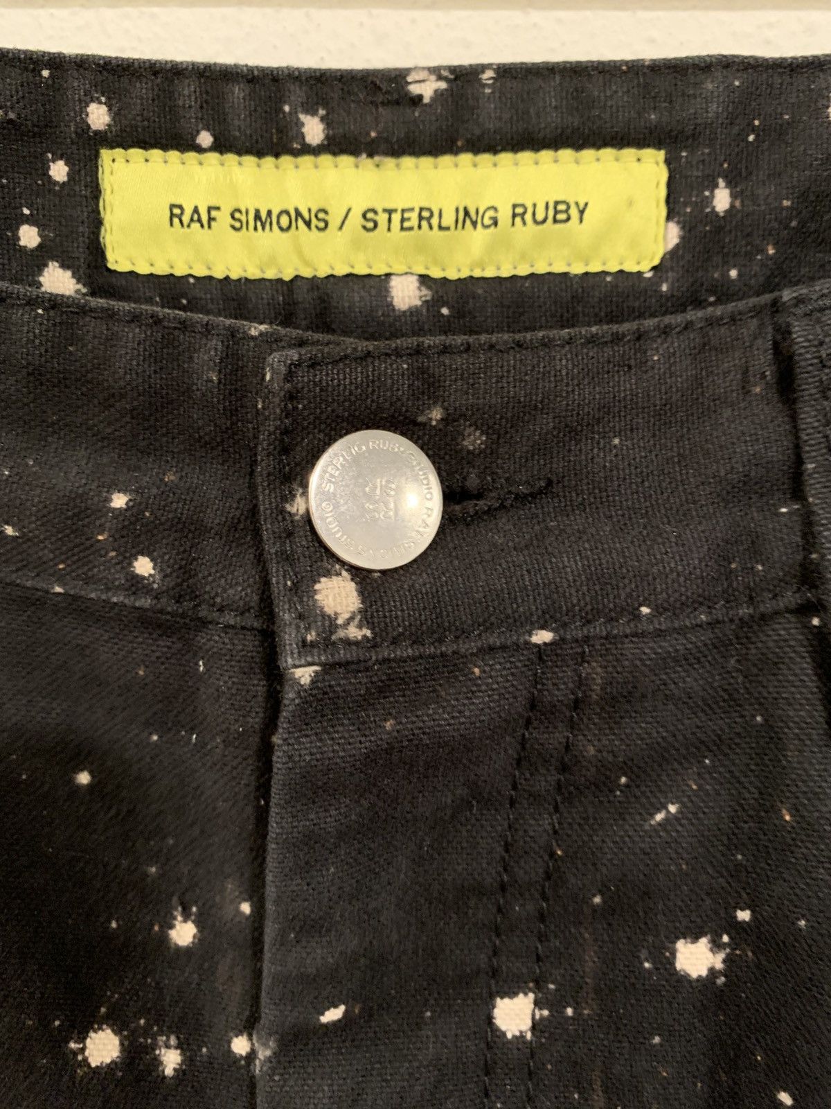 Raf Simons Sterling Ruby SR Studio x RAF SIMONS AW14 Splatter Jeans Size US 28 / EU 44 - 4 Thumbnail