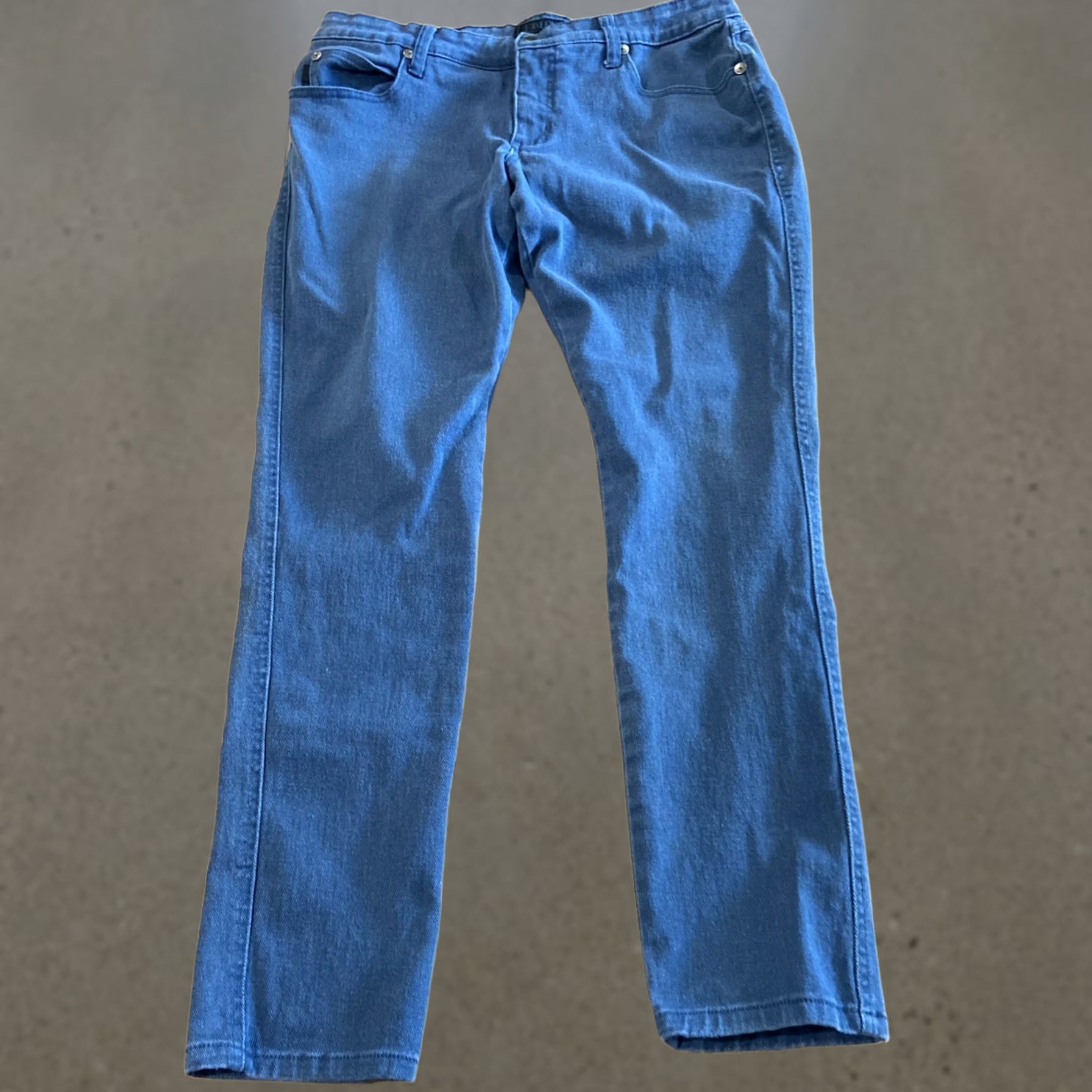 Tripp NYC VINTAGE Tripp NYC Jeans Goth Punk Pants Street Urban Mens 36 Blue Denim Spandex Zipper Pockets Skinny Inseam 36 Size US 36 / EU 52 - 1 Thumbnail