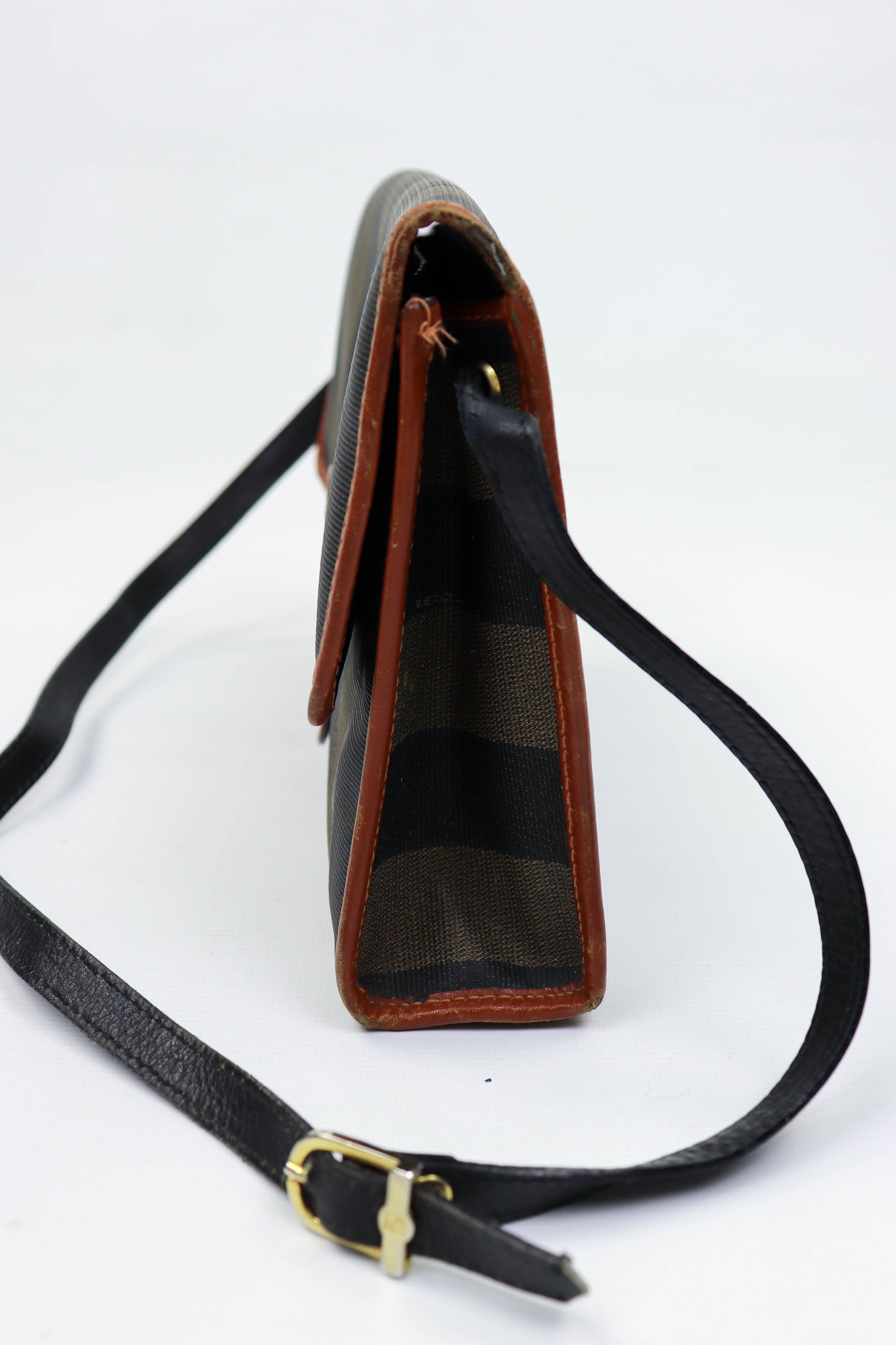Fendi FENDI Vintage 80s 90s Striped Shoulder/Crossbody Bag Size ONE SIZE - 6 Thumbnail