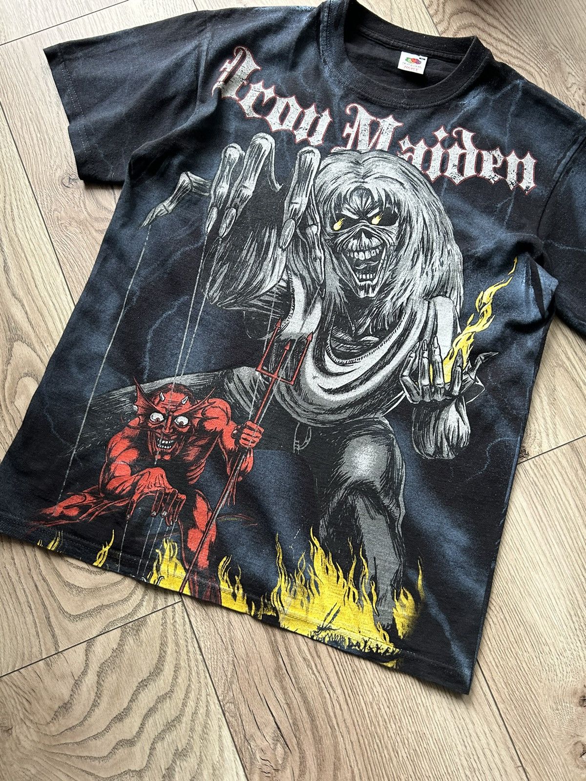 Band Tees × Iron Maiden Vintage Iron Maiden Troopers Amazing Tee Rock Size US M / EU 48-50 / 2 - 2 Thumbnail