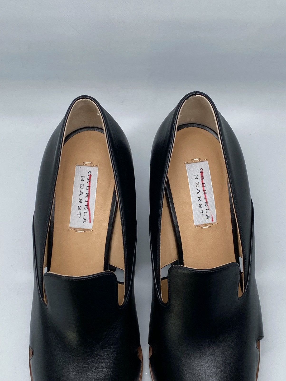 Gabriela Hearst Gabriela Hearst Eliza 80MM Leather Loafers size 39.5 Size US 9.5 / IT 39.5 - 10 Thumbnail