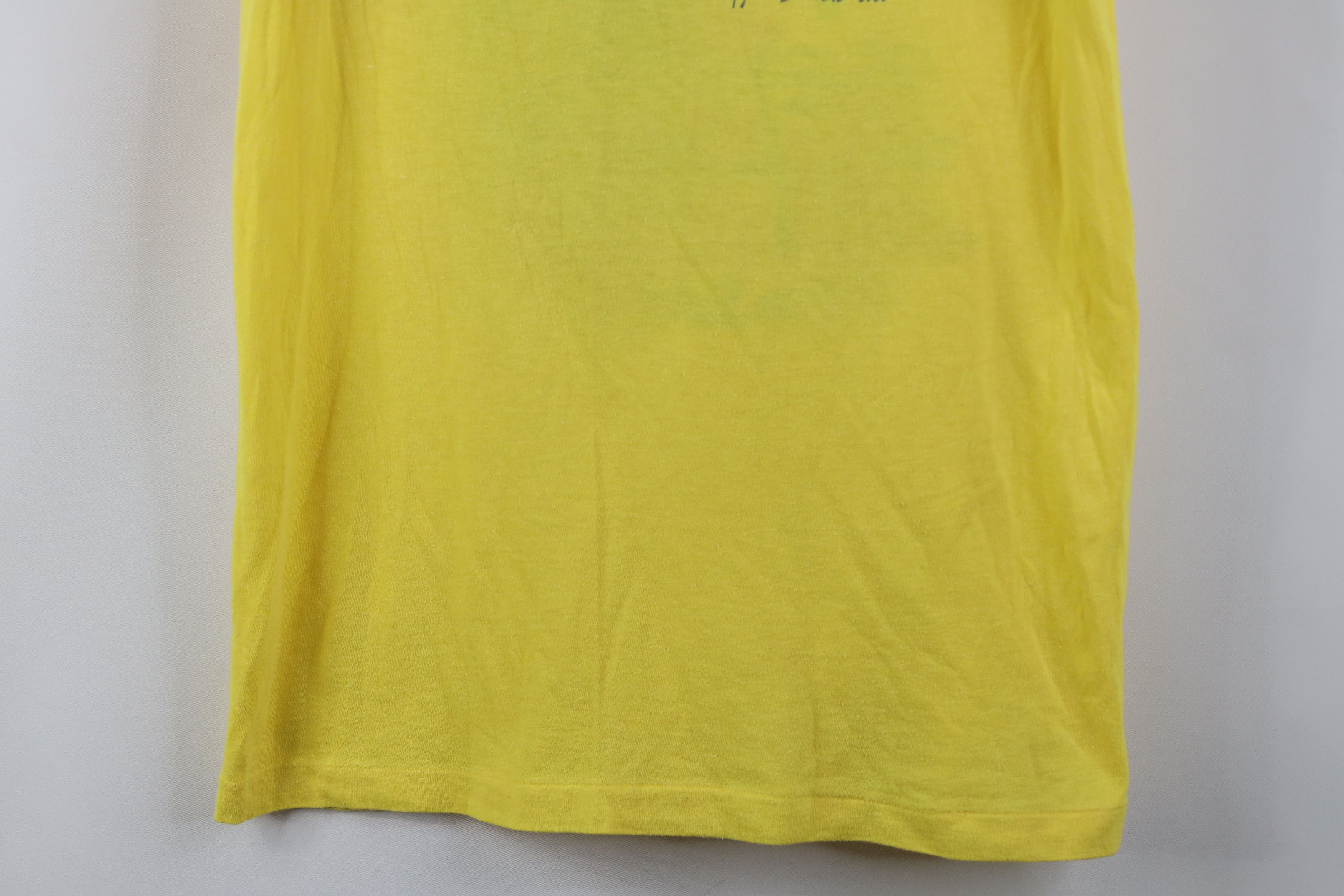 Vintage Vintage 80s 90s Streetwear Monster Surfing T-Shirt Yellow Size US S / EU 44-46 / 1 - 3 Thumbnail