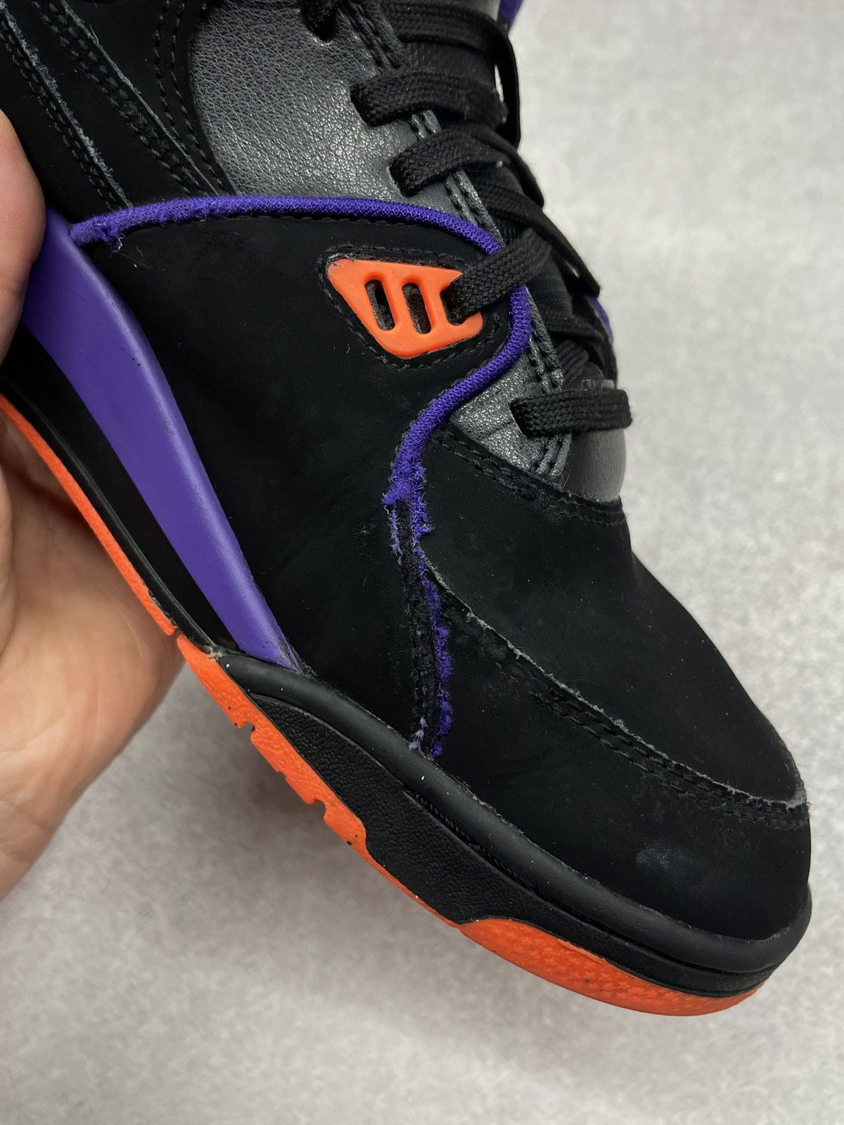 Nike Nike Air Flight 89 Court Purple Black Sneakers Basketball Size US 10 / EU 43 - 11 Thumbnail