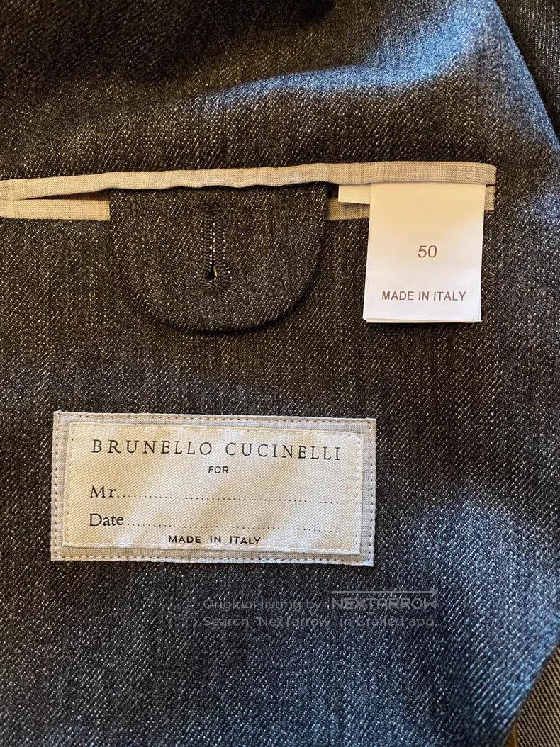 Brunello Cucinelli Brunello Cucinelli Wool suit set, grey Size 50L - 8 Thumbnail