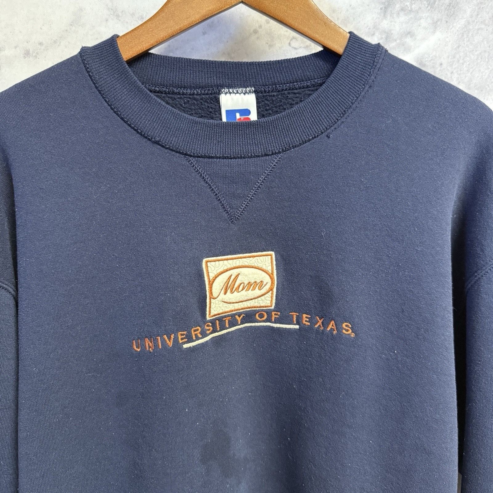 Russell Athletic Vintage 90s University of Texas MOM Sweatshirt Russell Athle Size US L / EU 52-54 / 3 - 1 Thumbnail