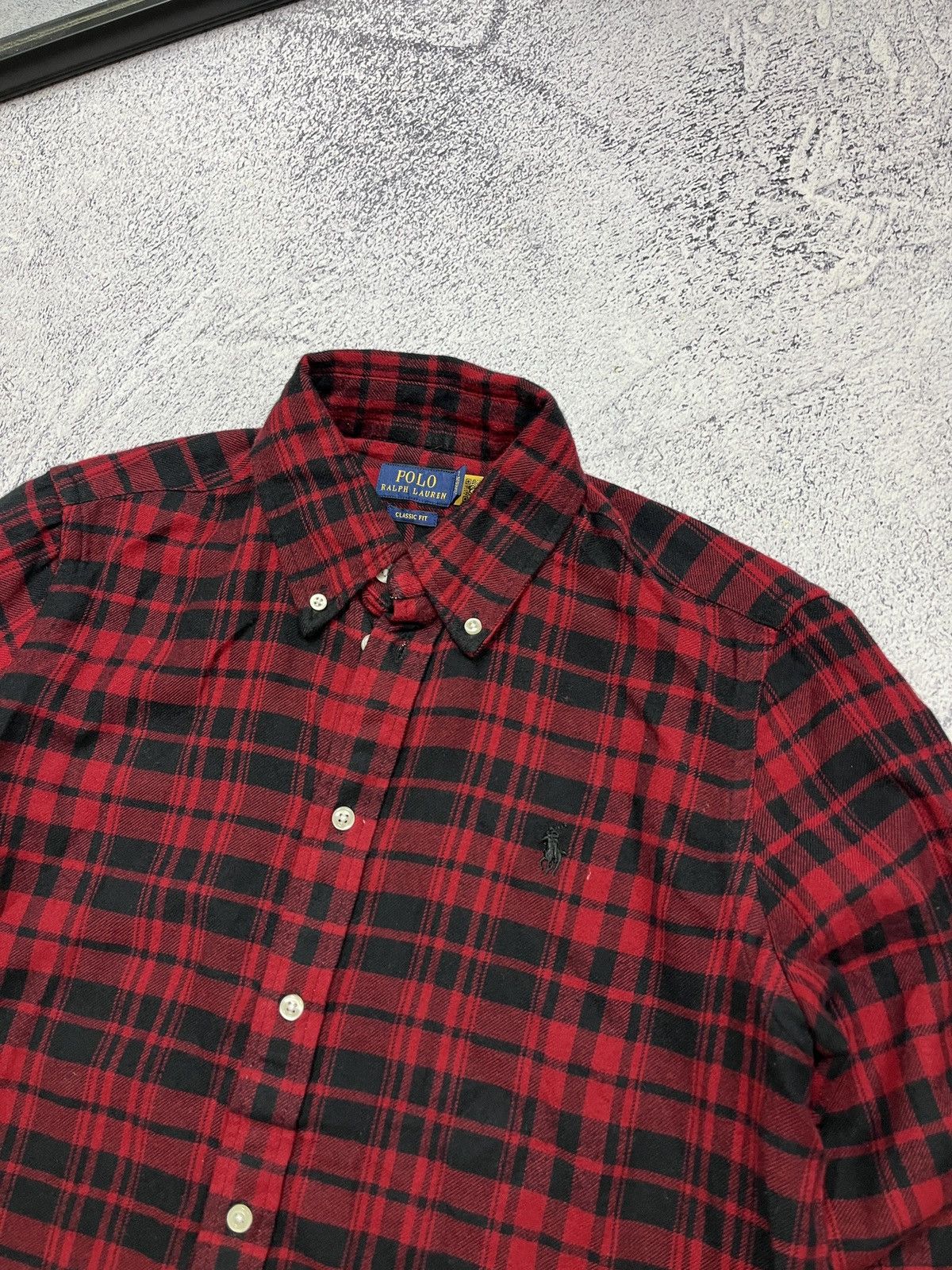 Polo Ralph Lauren Polo Ralph Lauren Plaid Shirt Button Up Flannel Jacket Size US S / EU 44-46 / 1 - 5 Thumbnail