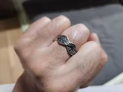 Jewelry Nordic Celtic Runes Word Ring (size 7-13) Size ONE SIZE - 9 Thumbnail