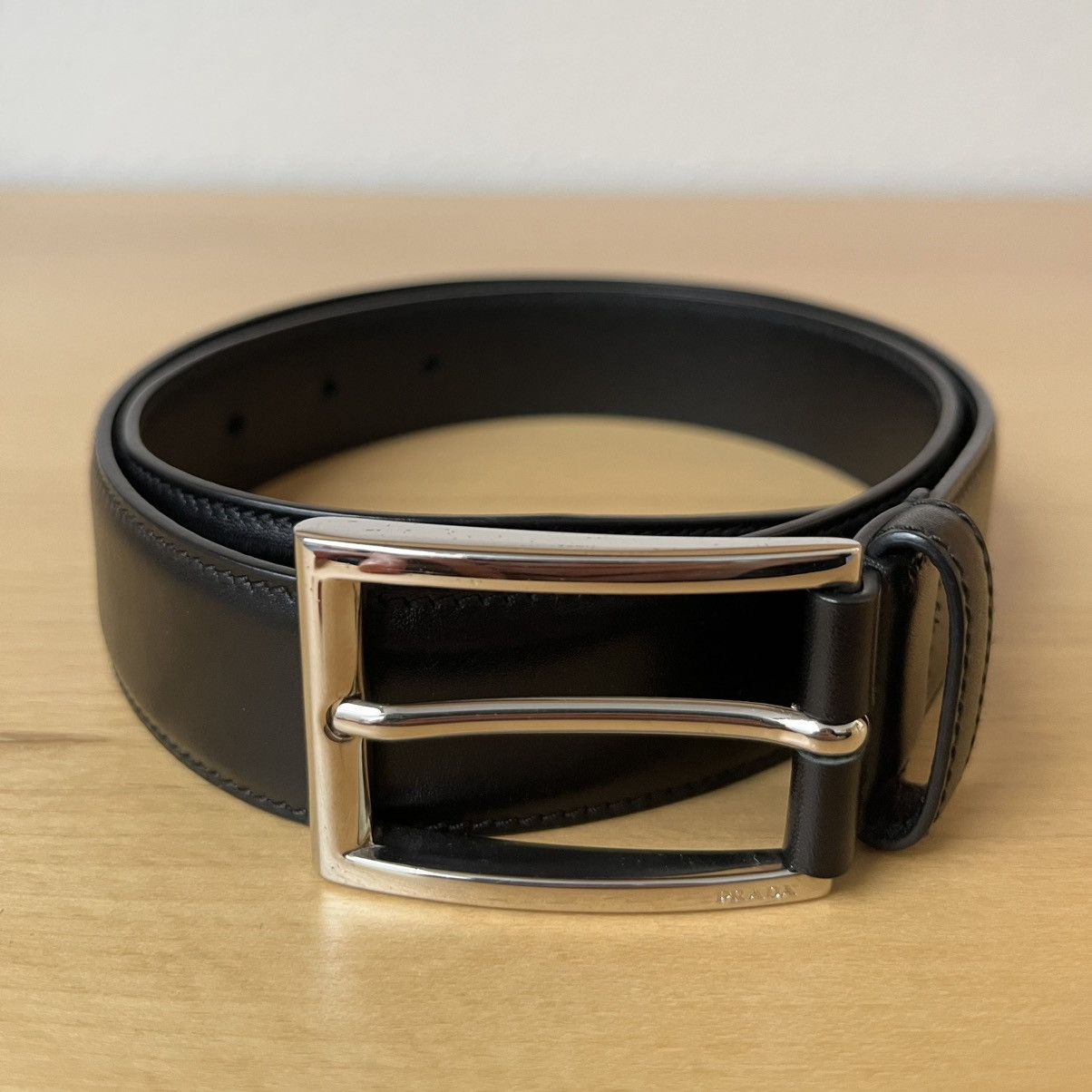 Prada Prada Leather Belt Size 30 - 1 Thumbnail
