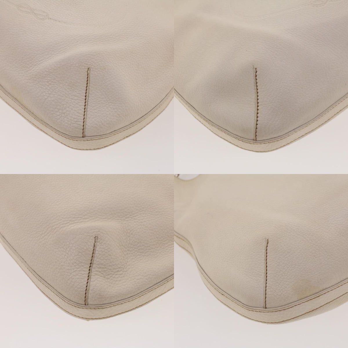 Prada PRADA Shoulder Bag Leather White Size ONE SIZE - 10 Thumbnail