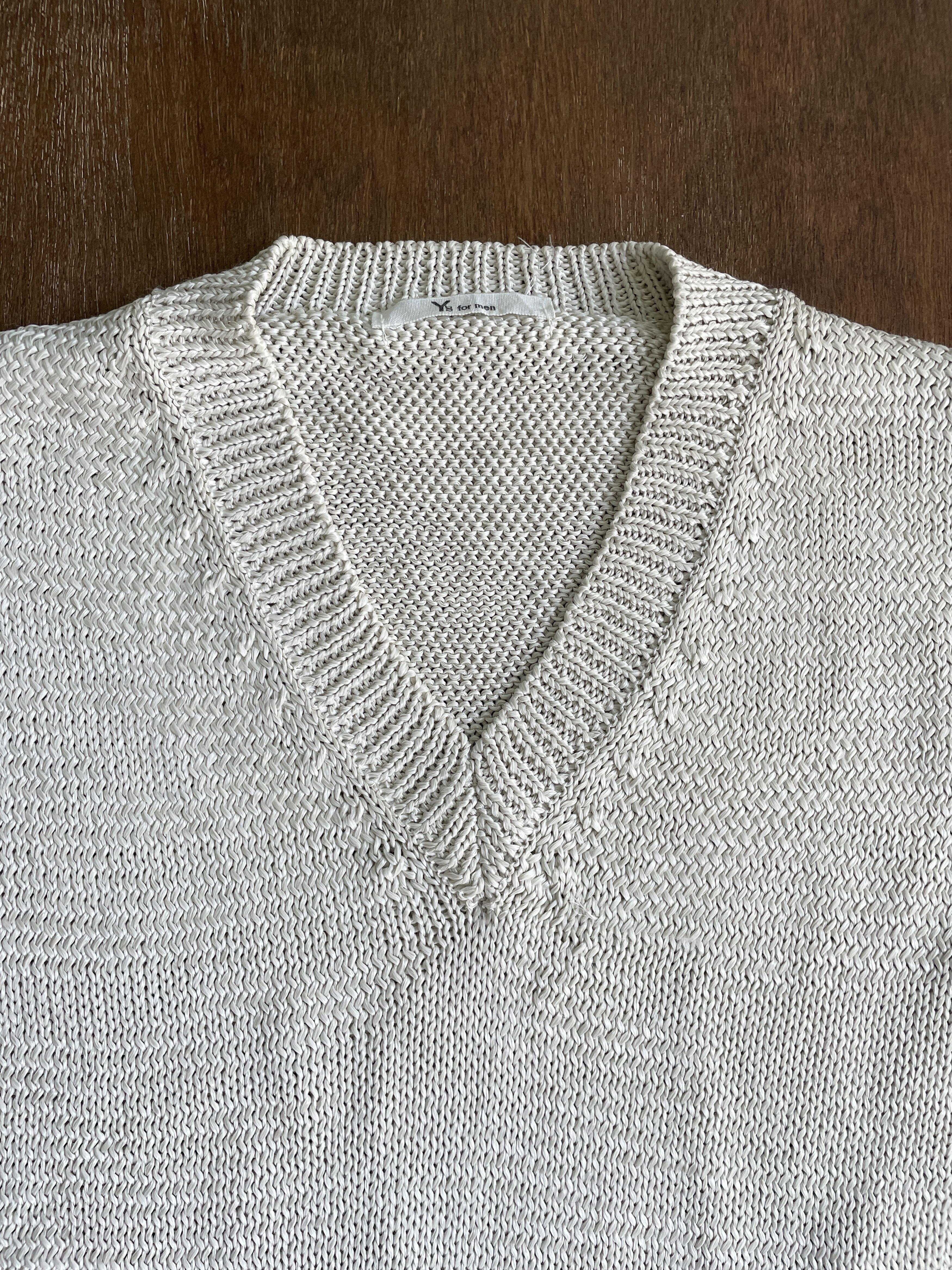 Yohji Yamamoto Yohji Yamamoto V Stitch Acrylic Sweaters Size US M / EU 48-50 / 2 - 2 Thumbnail