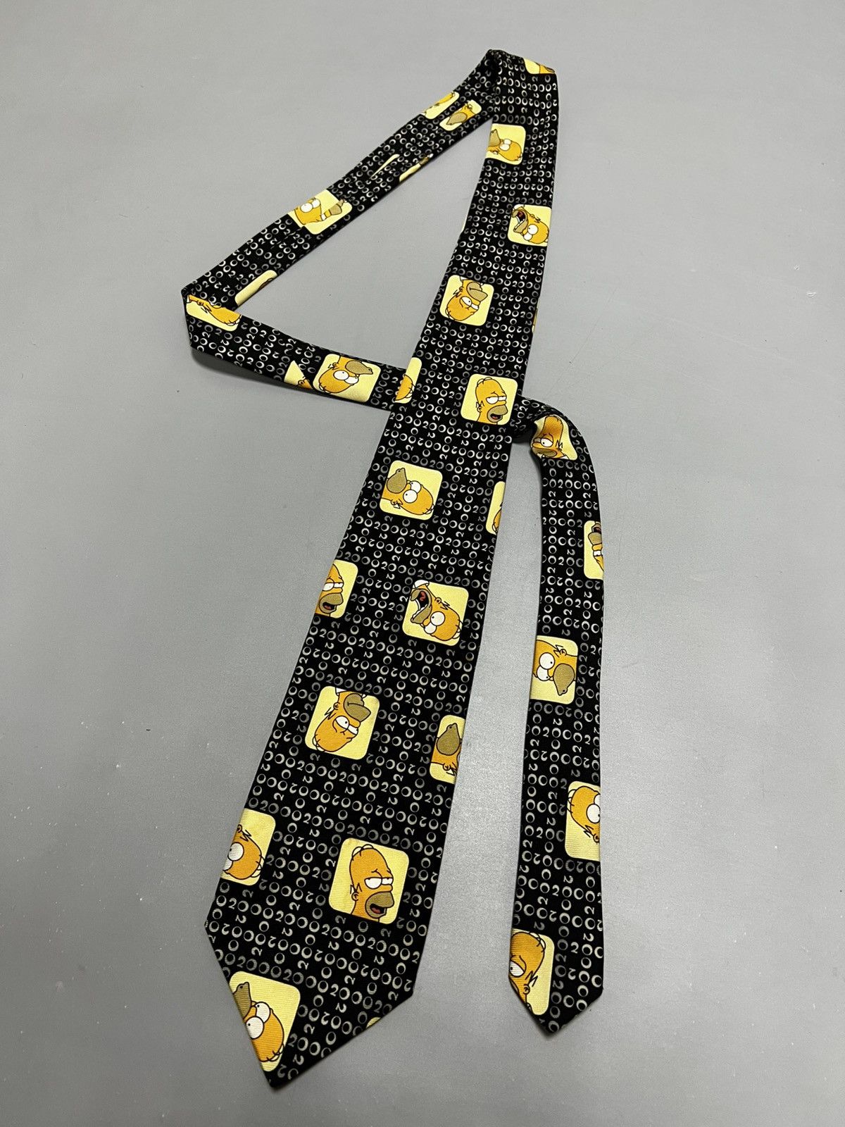 The Simpsons × Vintage Mens Vintage The Simpsons Homer Tie 00s Size ONE SIZE - 12 Thumbnail