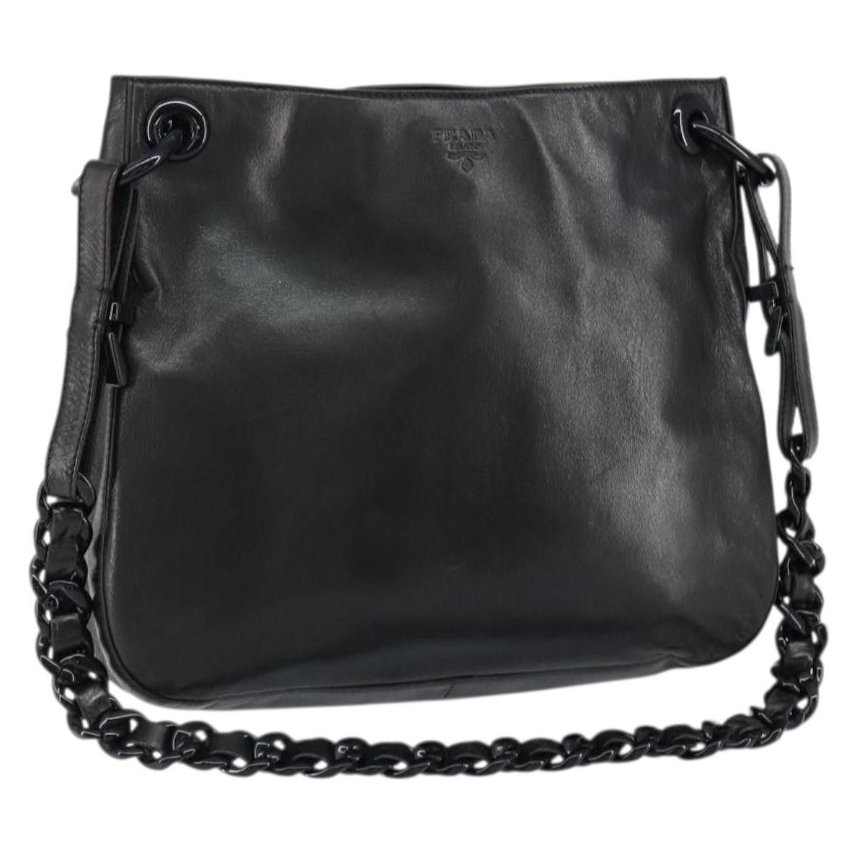 Prada Prada Vintage Shoulder Bag Leather Size ONE SIZE - 1 Thumbnail