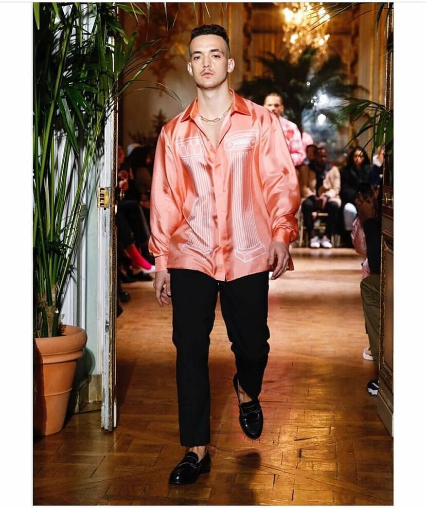 Casablanca Debut Runway (2019 Archive) Sid Silk Shirt Size US L / EU 52-54 / 3 - 3 Thumbnail