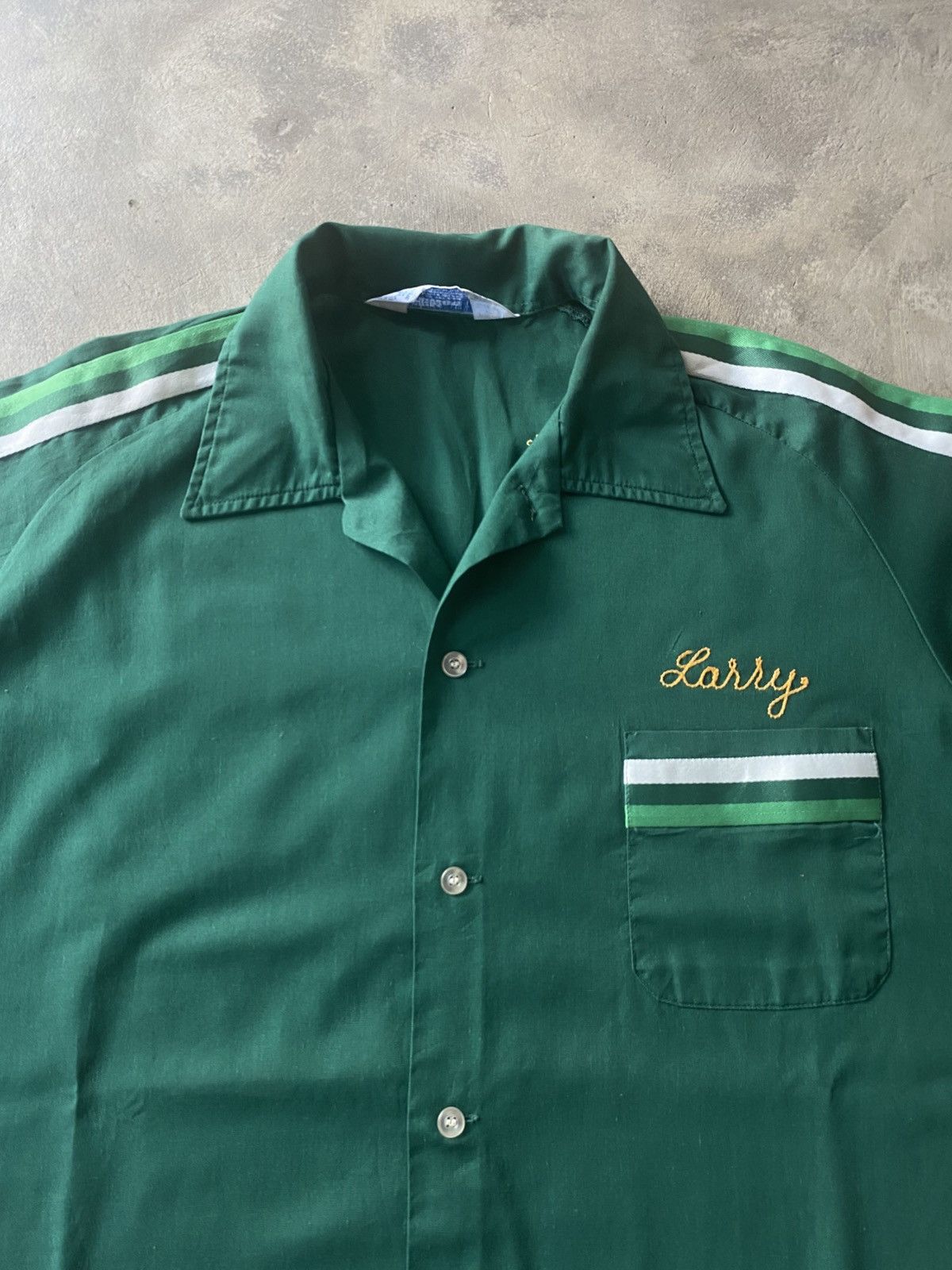 Vintage Vintage 70s Hilton Bowling Shirt Size US L / EU 52-54 / 3 - 2 Thumbnail