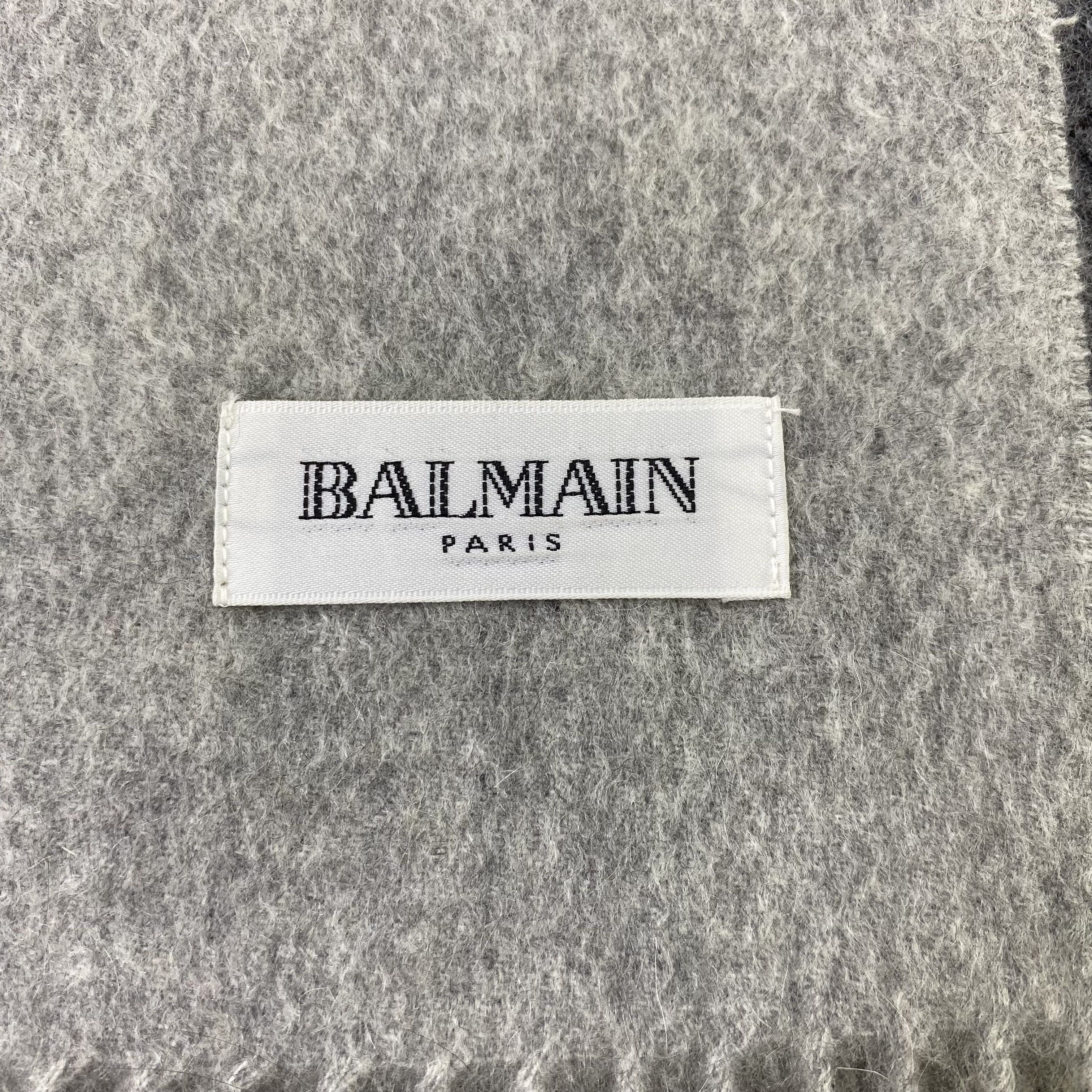 Balmain Balmain Cashmere Muffler/ Scarf / Neckwear-T1420 Size ONE SIZE - 5 Thumbnail