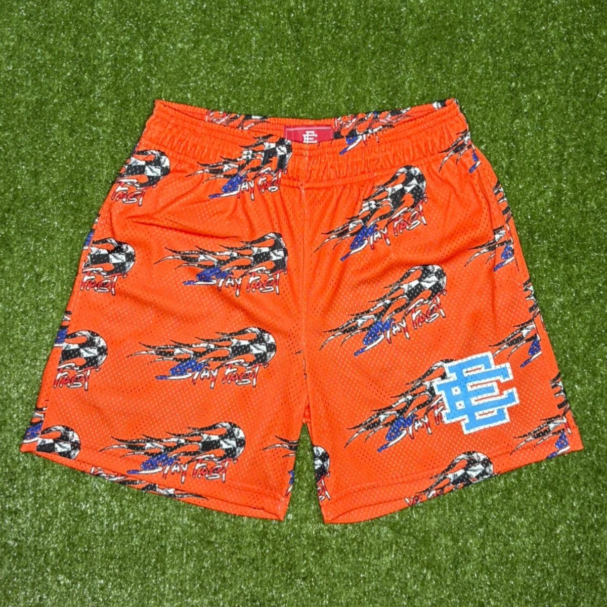 Eric Emanuel Eric Emanuel Matty Boy Orange Shorts Size US 30 / EU 46 - 1 Thumbnail