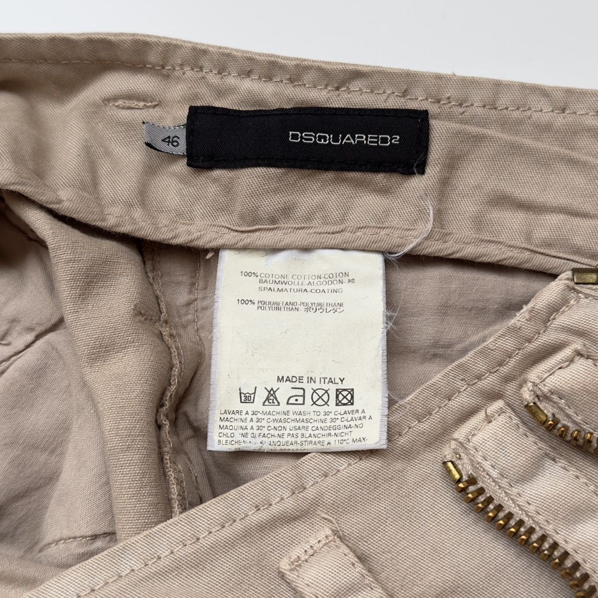 Dsquared2 Dsquared2 F/W 2002 Zip-Off Low Rise Moto Pants Size US 30 / EU 46 - 9 Thumbnail