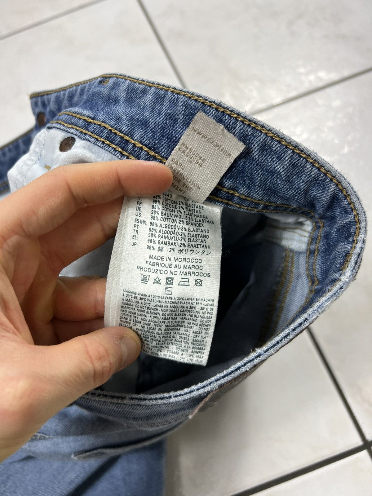 Diesel Vintage Diesel Waykee y2k distressed denim washed jeans pant Size US 34 / EU 50 - 19 Thumbnail