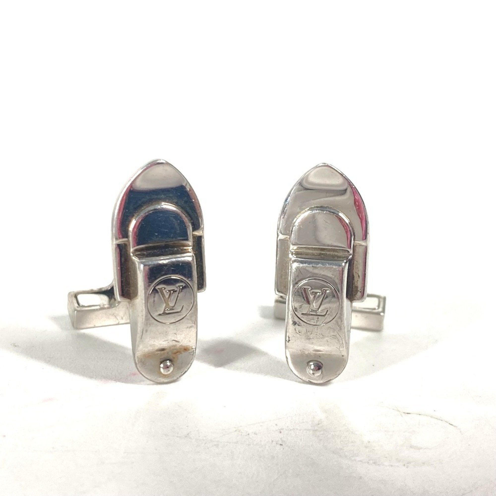 LOUIS VUITTON M64496 Bouton Dumanchette Senor Cufflinks AG925 Men's Silver