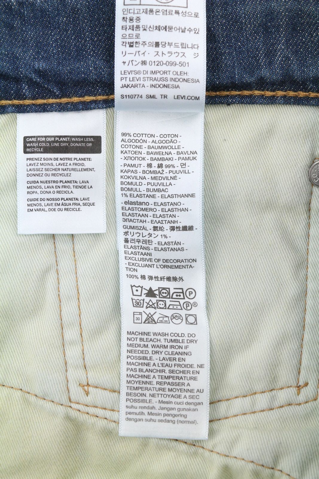 Levi's 527 W34/L32 Slim Bootcut Faded Blue Jeans 87075 Size US 34 / EU 50 - 9 Thumbnail