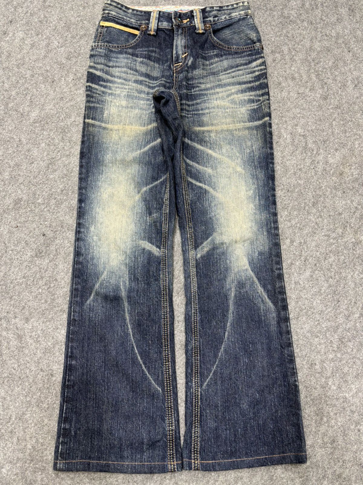 Edwin 💥Vintage Flare💥Edwin Sick Blue Stone Wash Flare Denim F645 Size US 28 / EU 44 - 18 Thumbnail