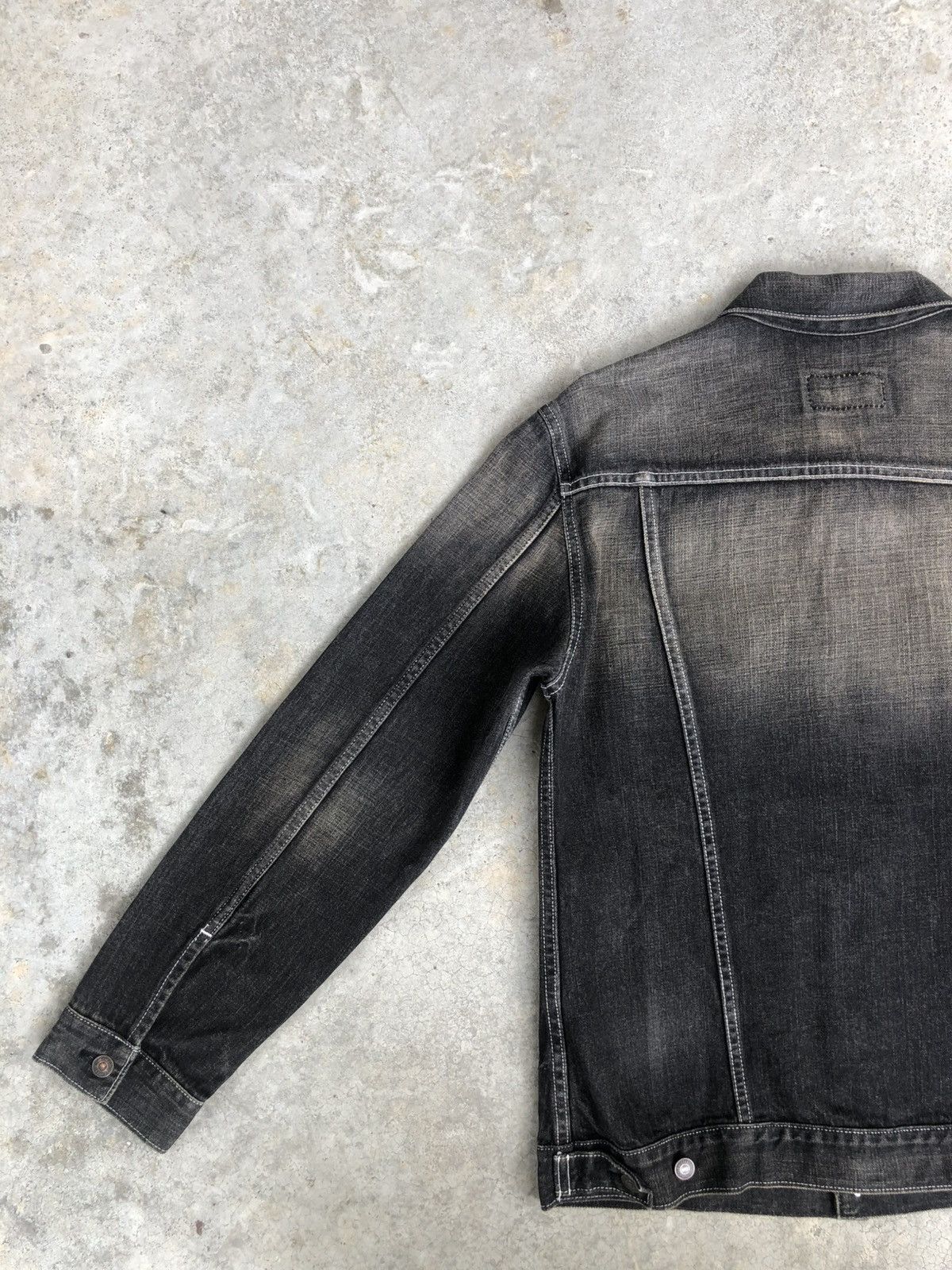 Levi's Y2k Levi’s Denim Jacket Mud Wash Distressed Size US L / EU 52-54 / 3 - 9 Thumbnail