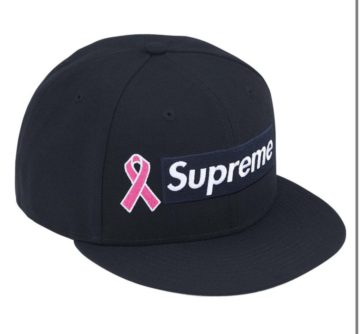 Supreme Supreme Breast Cancer Awareness Box Logo New Era Navy 7 3/4 Size ONE SIZE - 5 Thumbnail