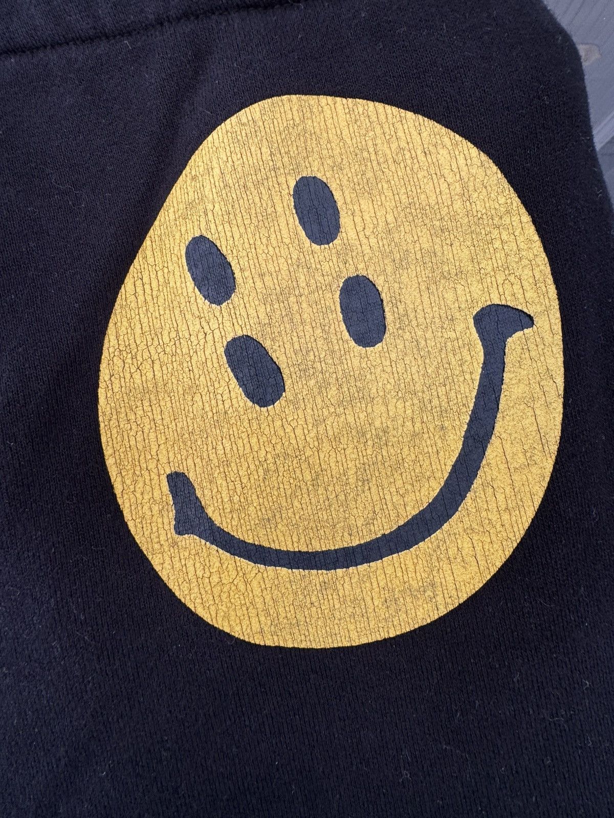 Kapital Smiley Print Black Sweatpants Size US 36 / EU 52 - 2 Thumbnail