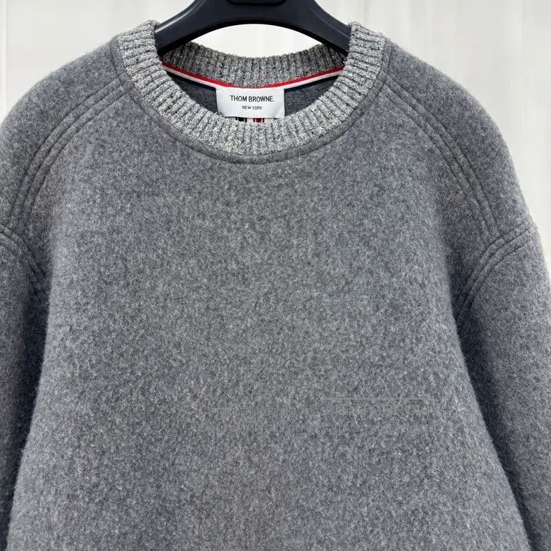 Thom Browne Thom Browne Back Striped Cashmere Hoodie Size US S / EU 44-46 / 1 - 3 Thumbnail