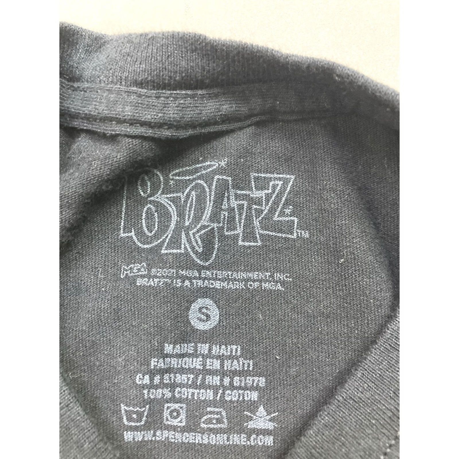 Vintage Bratz T-Shirt Women Small Black Short Sleeve Crew Neck Pullover Cotton Bratz Graphic Basic All Seasons Vintage? Size S / US 4 / IT 40 - 4 Thumbnail