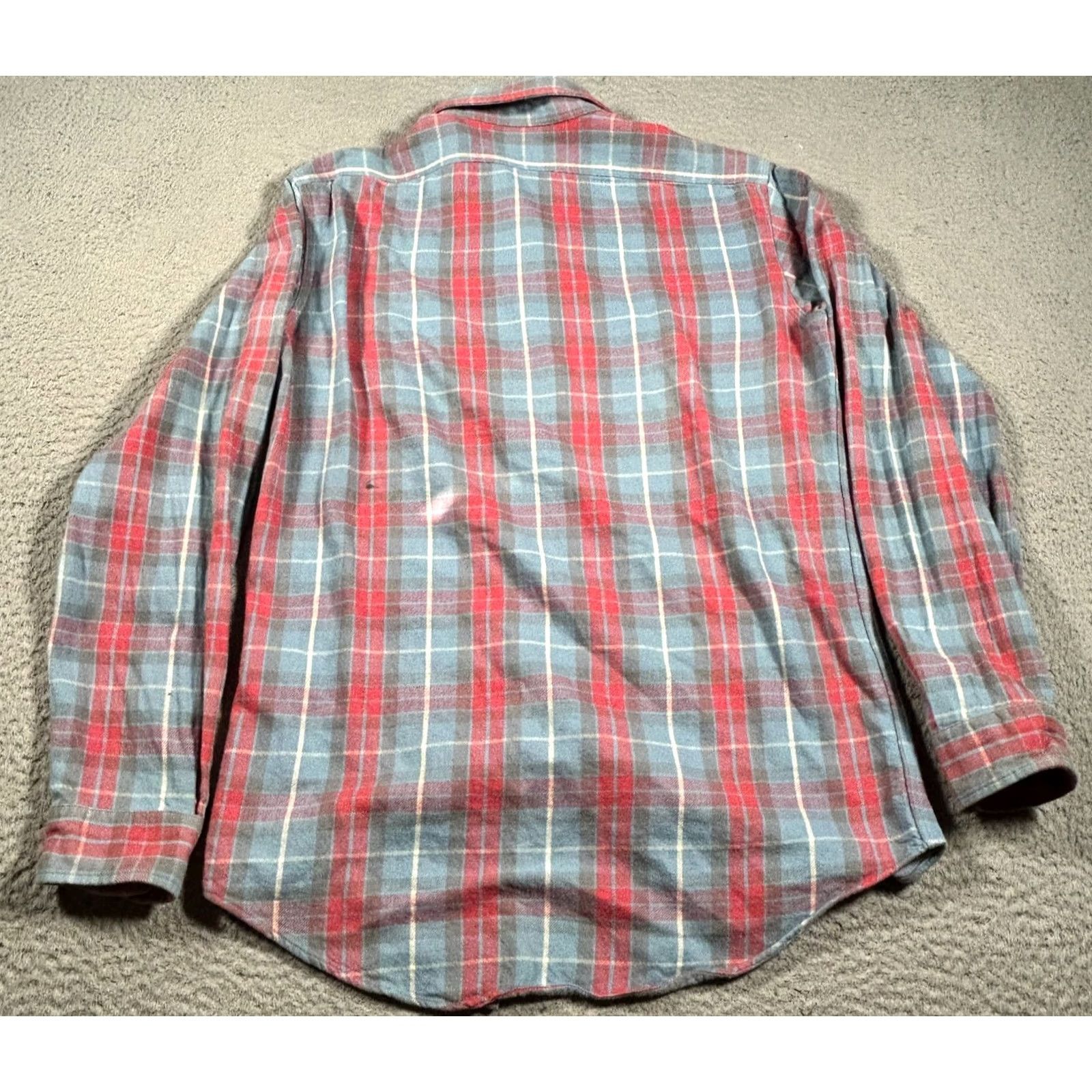 Polo Ralph Lauren Polo Ralph Lauren Shirt Men Small Plaid Flannel Lightweight Work Double Pocket Shirt Size US S / EU 44-46 / 1 - 2 Thumbnail