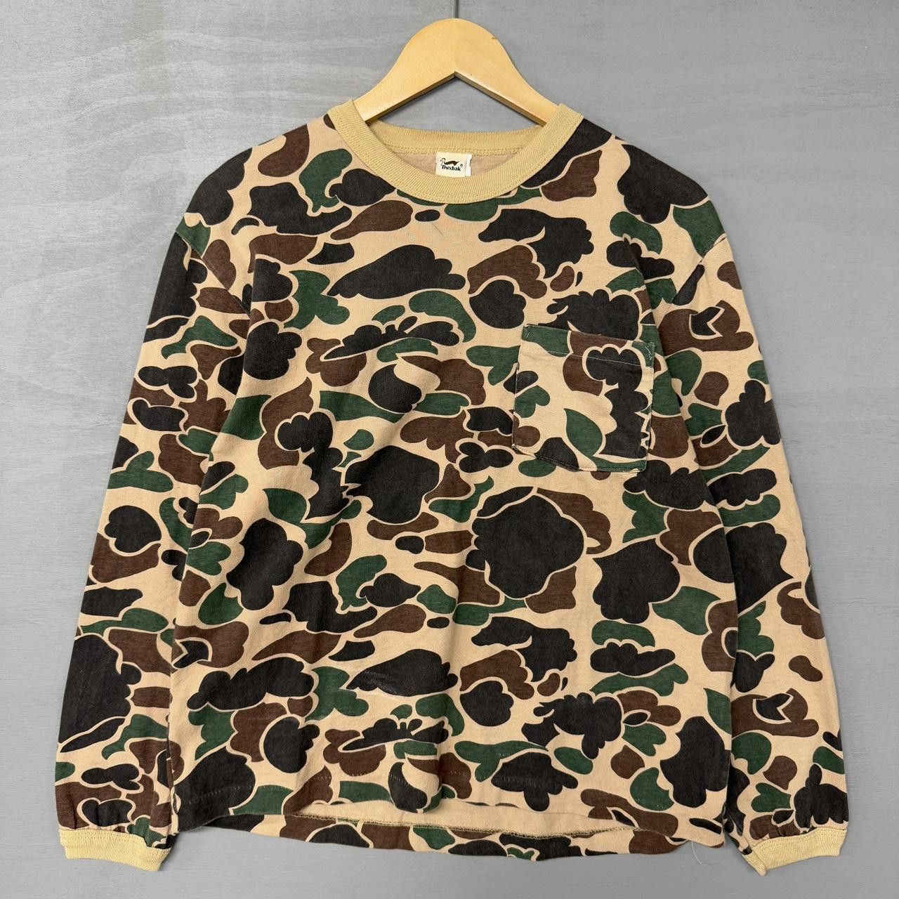 Vintage Vintage Duxbak Duck Camo Frocket Long Sleeve Shirt Large Size US L / EU 52-54 / 3 - 1 Thumbnail