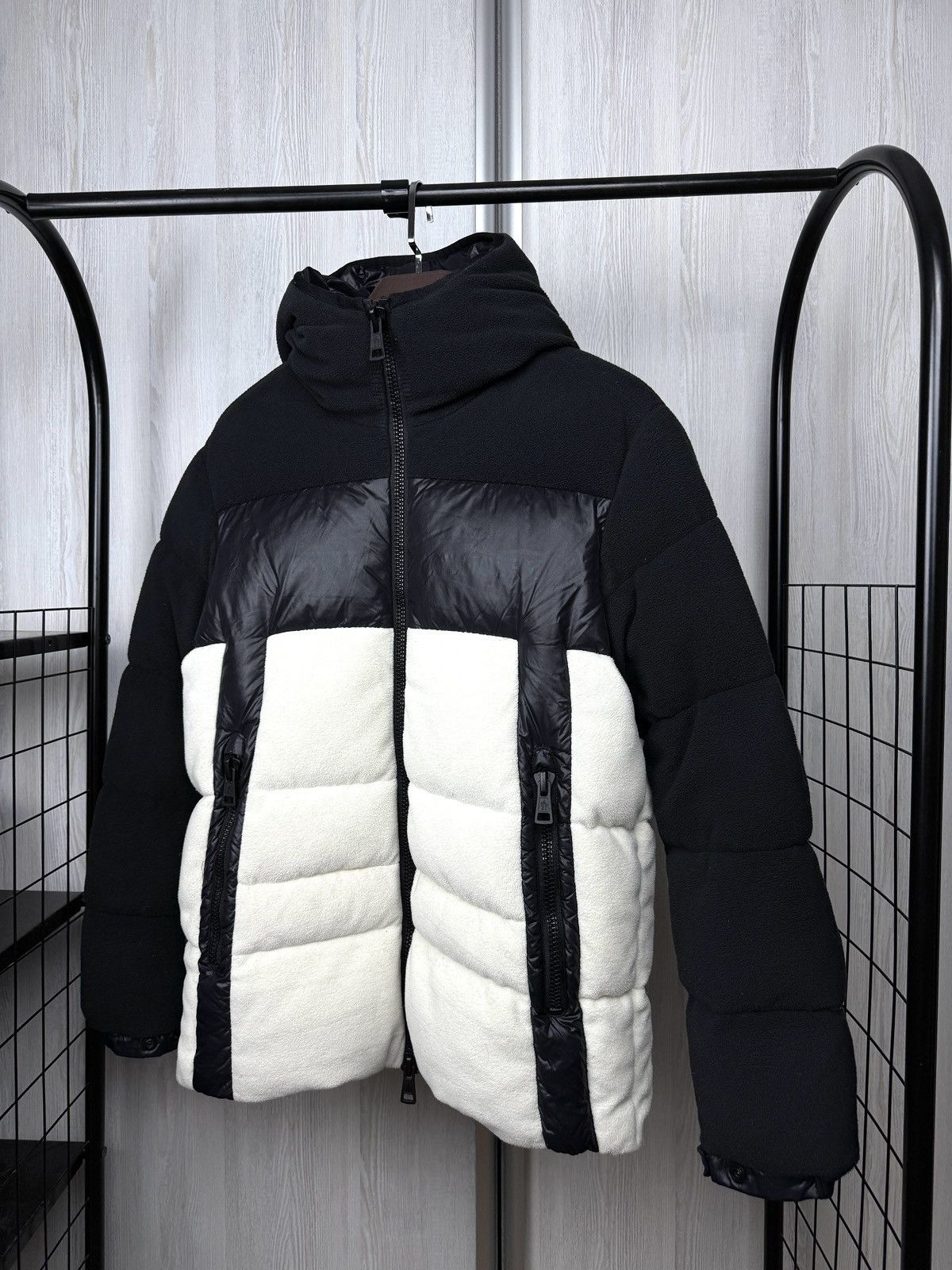 Moncler Moncler MALAVOY Giubbotto POLARTEC Fleece Down Jacket Size US L / EU 52-54 / 3 - 8 Thumbnail