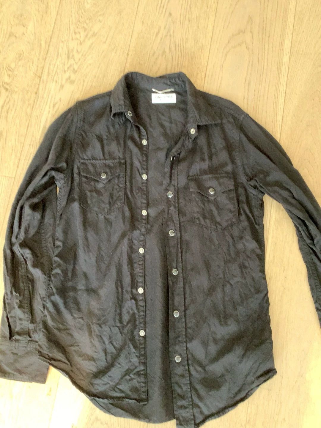 Saint Laurent Paris Saint Laurent Paris Classic black shirt Size US XS / EU 42 / 0 - 1 Thumbnail