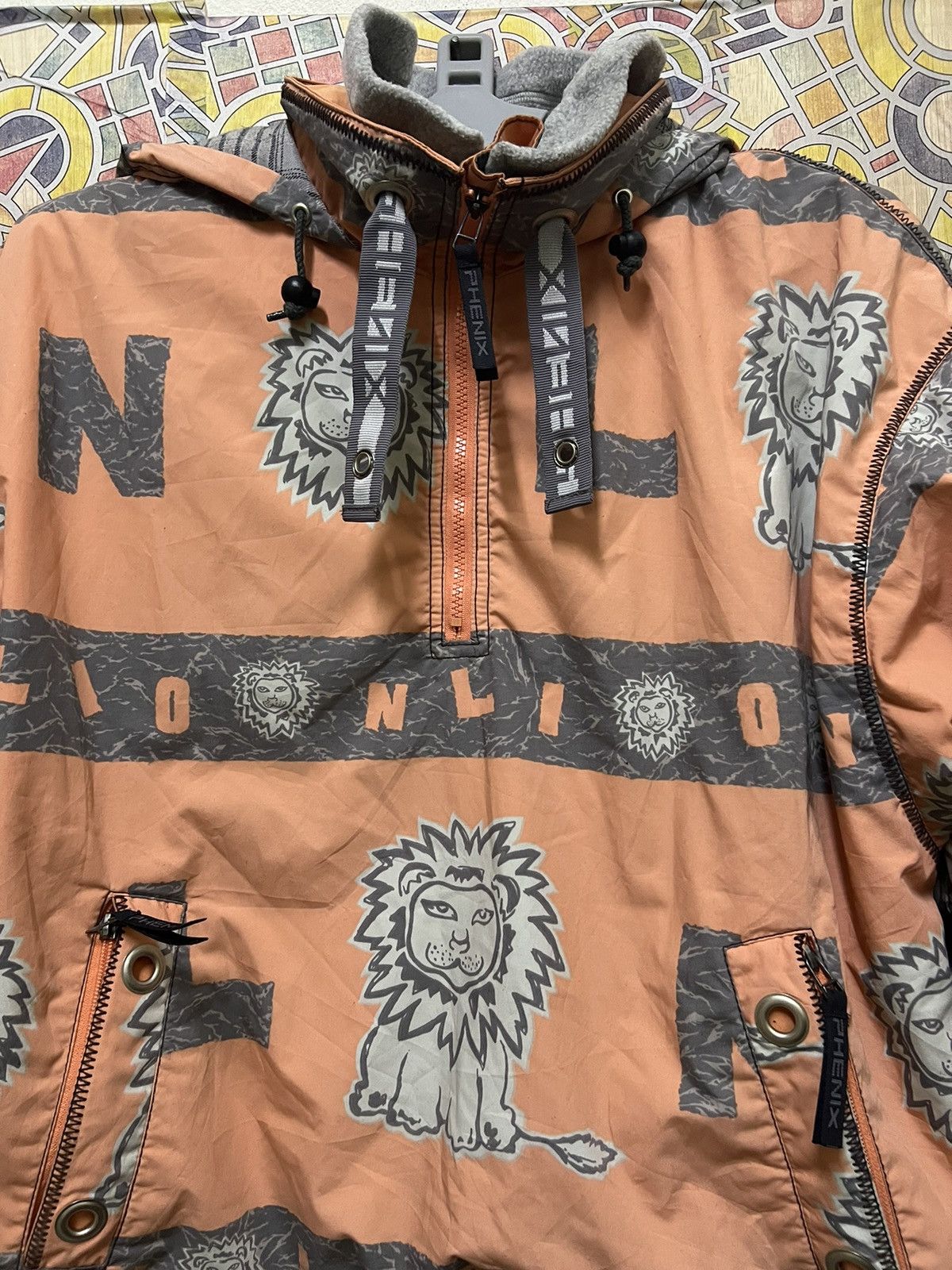 Phenix PHENIX HOODIE JACKET BIG LOGO LION 🦁. (GJ31) Size US XL / EU 56 / 4 - 10 Thumbnail