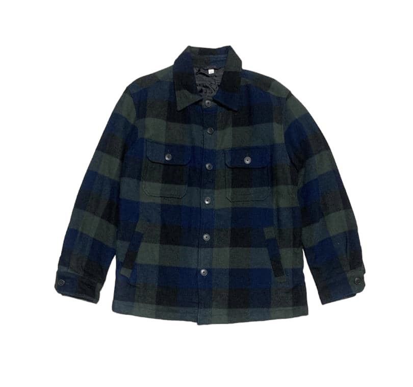 Japanese Brand Vintage Uniqlo Plaid Wool Flannel Shirt Jacket Size US M / EU 48-50 / 2 - 1 Thumbnail