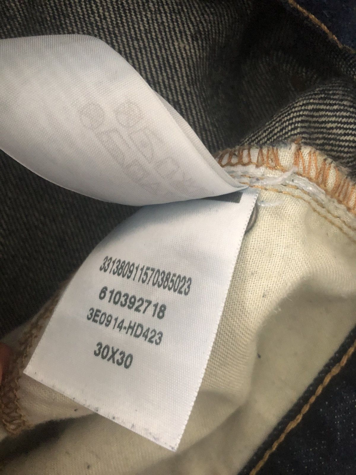 Hollister Hollister Jeans Mens 30 x 30 Blue Skinny Dark Wash Fly Denim Size US 30 / EU 46 - 9 Thumbnail