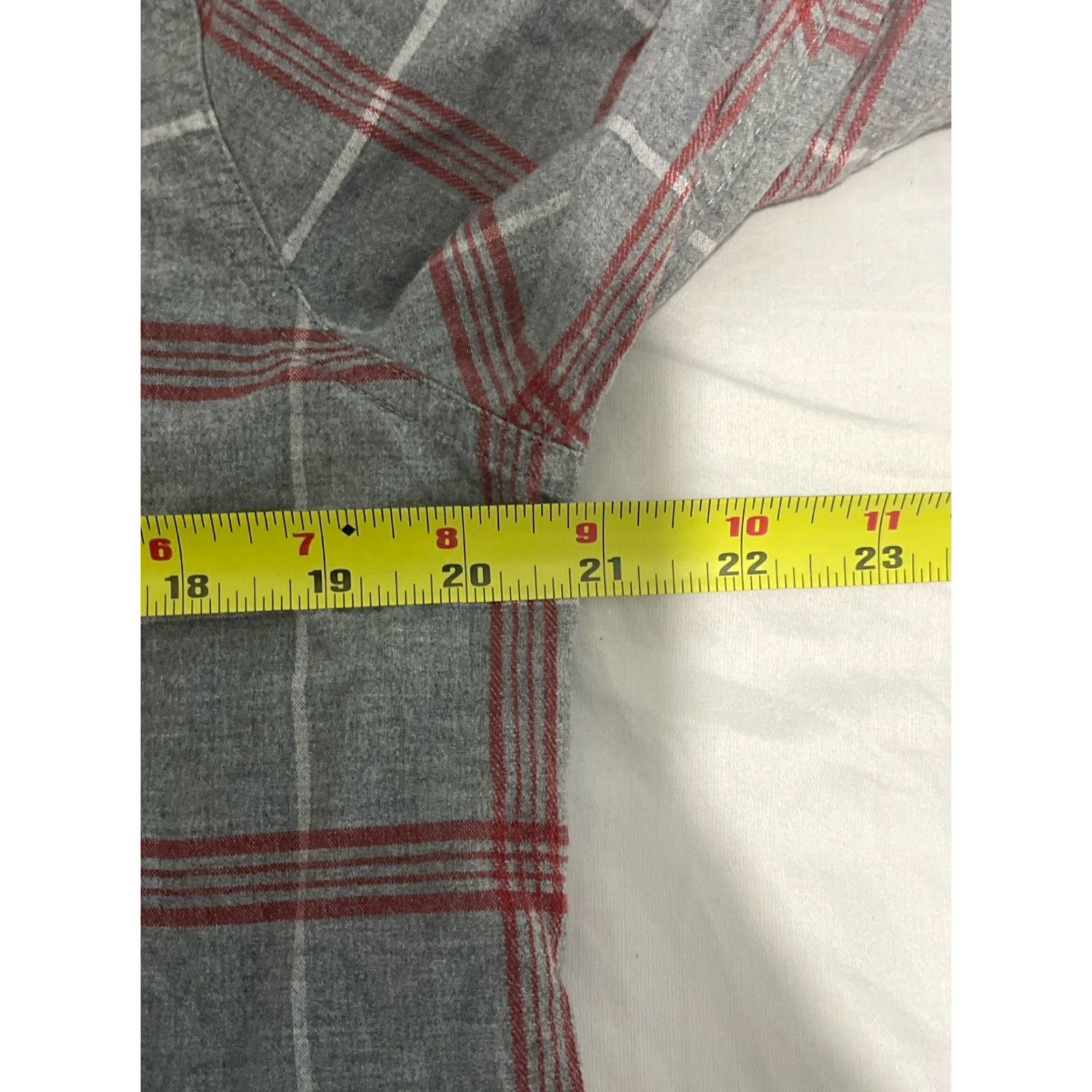 Faherty Faherty Malibu Shirt Women L Gray Red Juliet Plaid Button-Up Organic Cotton Regular Button-Up Shirt Women L Gray Red Juliet Plaid Size L / US 10 / IT 46 - 4 Thumbnail
