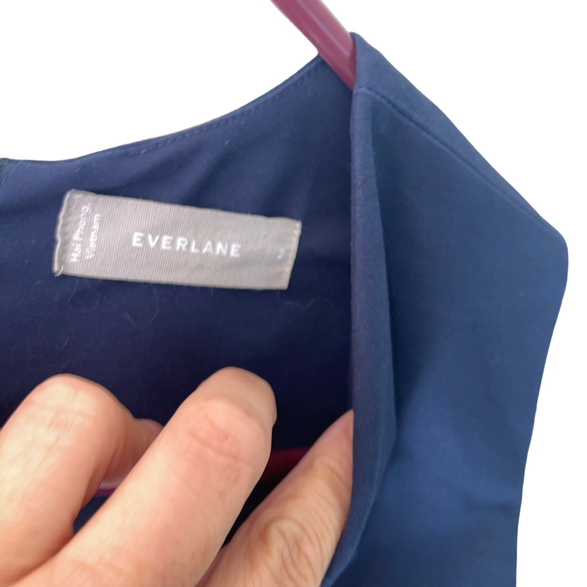 Everlane Everlane Womens Jumpsuit Size 2 Blue Sleeveless Size 26" / US 2 / IT 38 - 3 Thumbnail