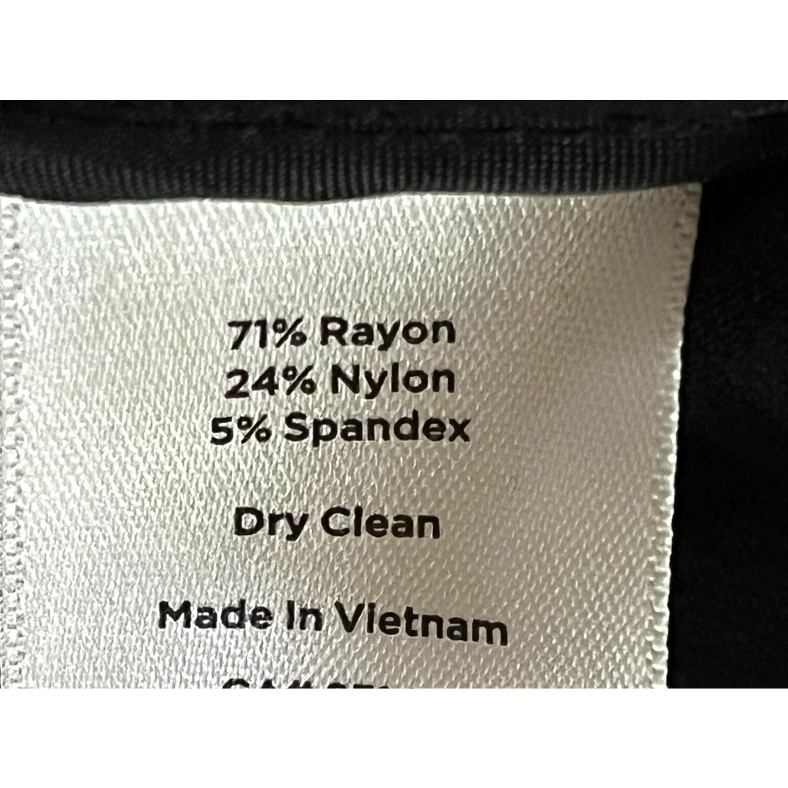 Talbots Talbots Plus Dress Pants 20W Black Italian Knit Rayon Blend Womens Size 42" / US 20 - 8 Thumbnail
