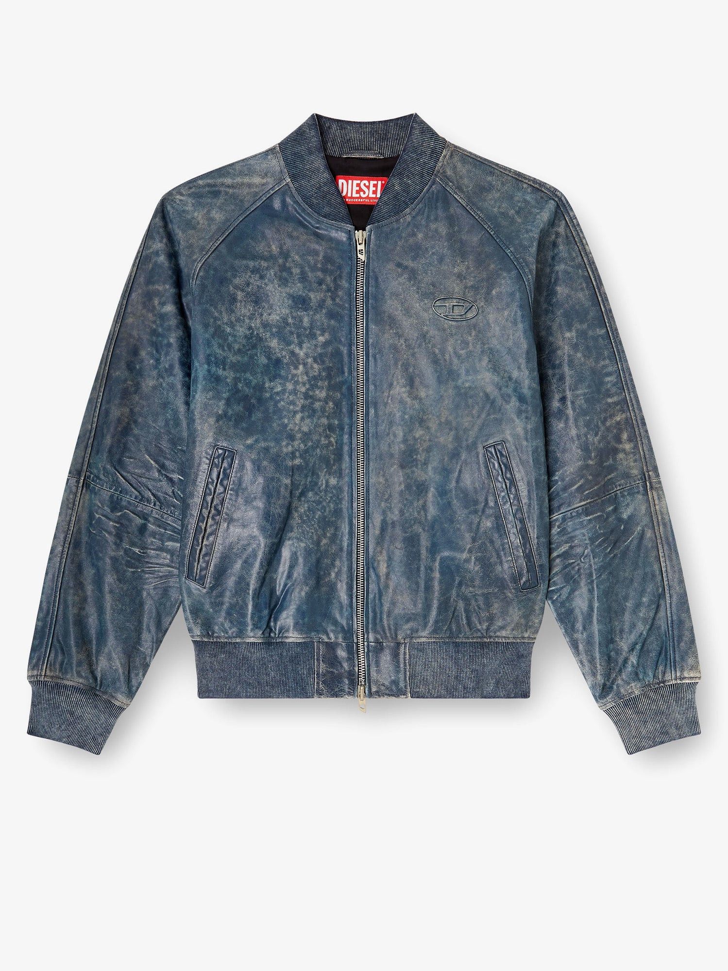 Diesel L-Cobb Leather Jacket Size US XL / EU 56 / 4 - 1 Thumbnail
